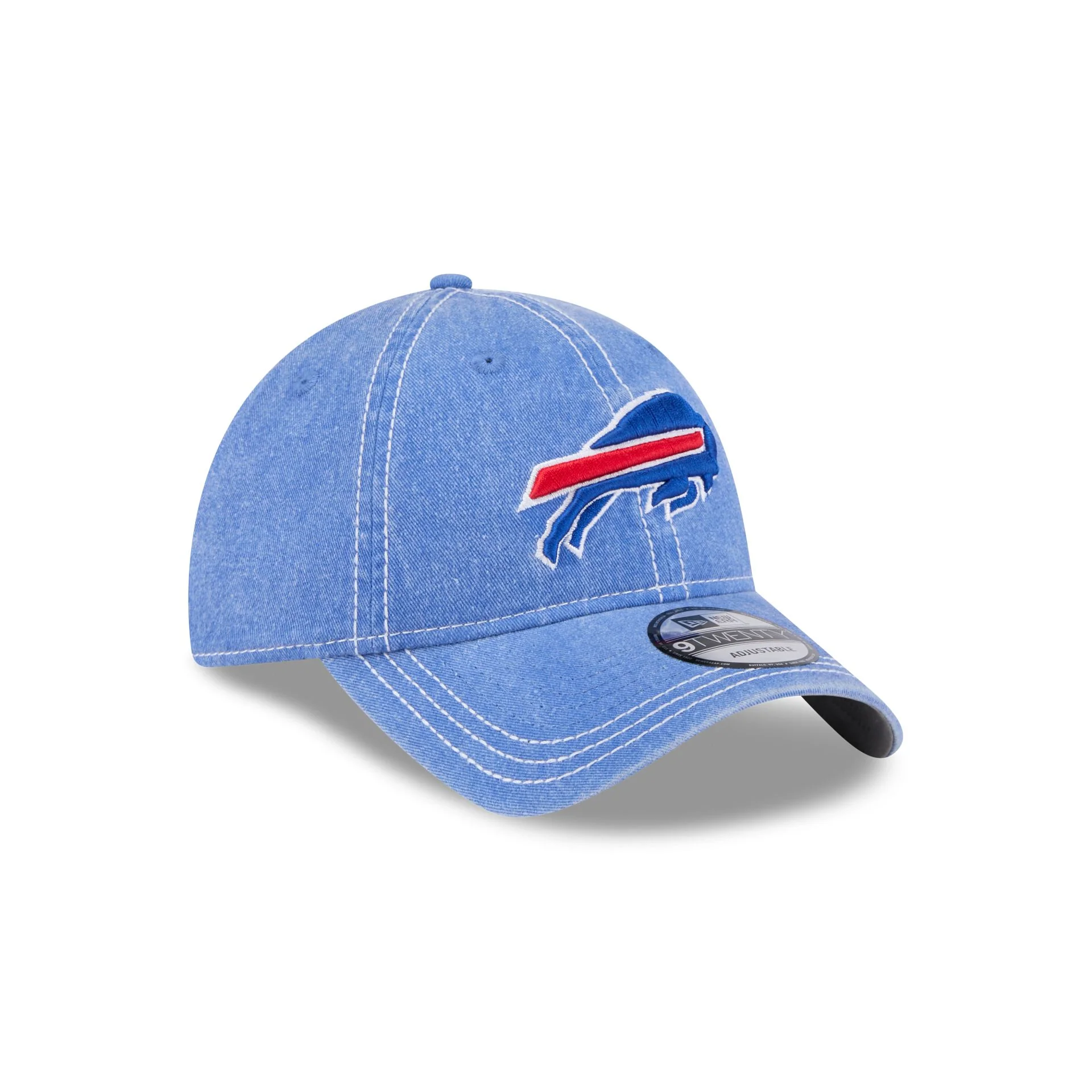 Buffalo Bills Washed Contrast 9TWENTY Adjustable Hat