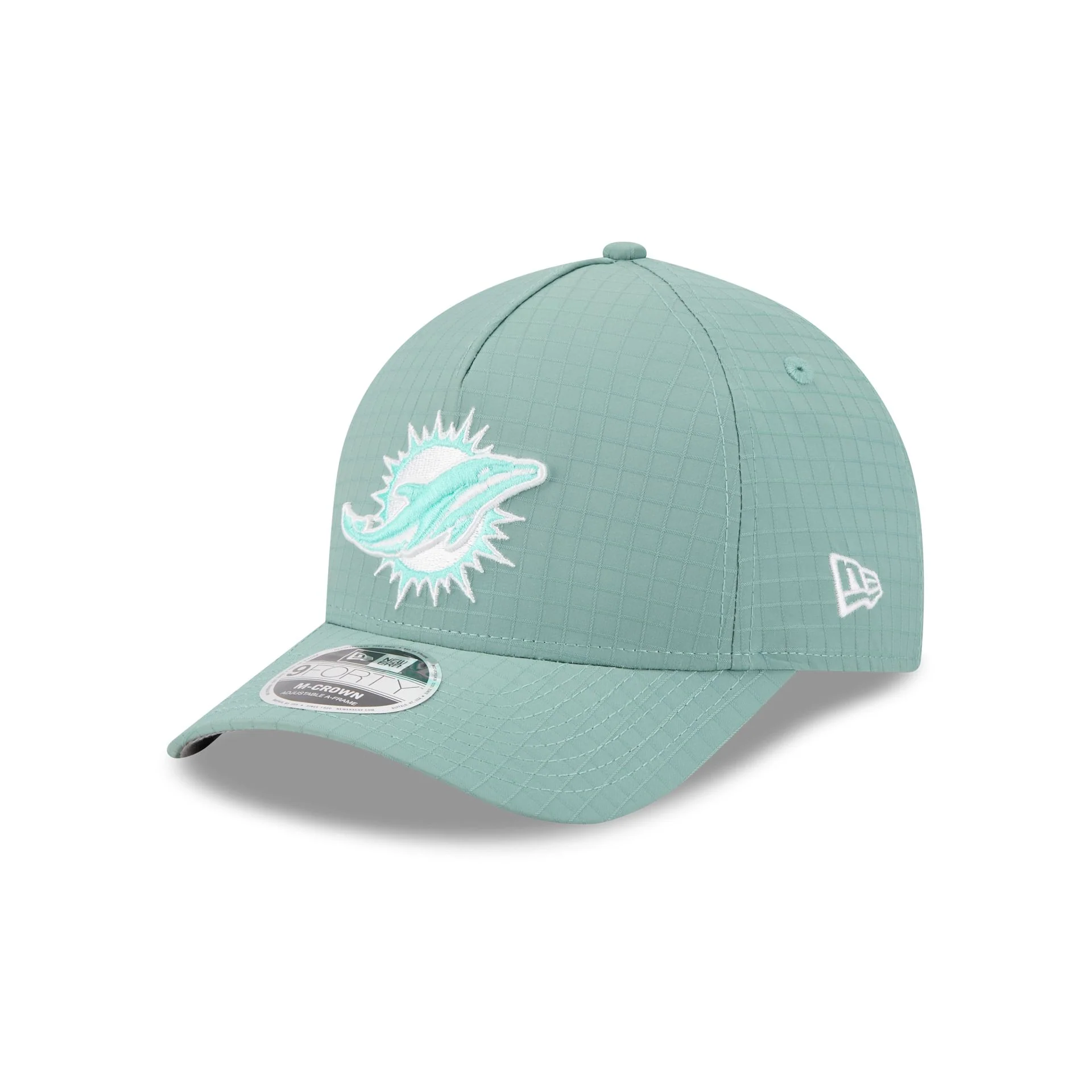 Miami Dolphins Green Ripstop 9FORTY M-Crown A-Frame Snapback Hat