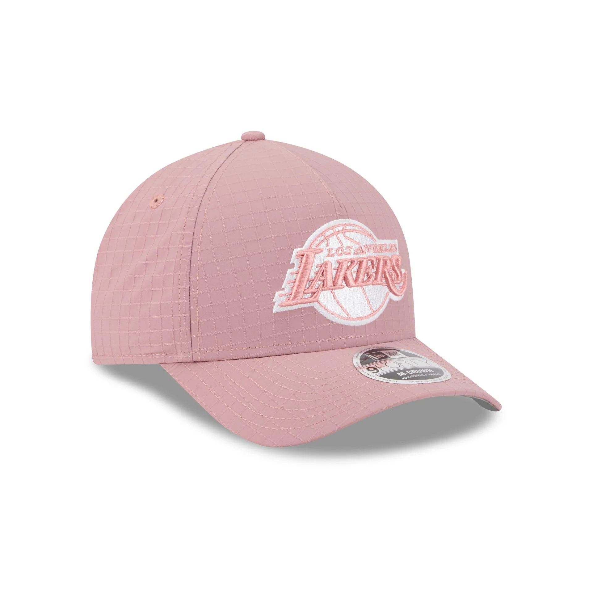 Los Angeles Lakers Pink Ripstop 9FORTY M-Crown A-Frame Snapback Hat