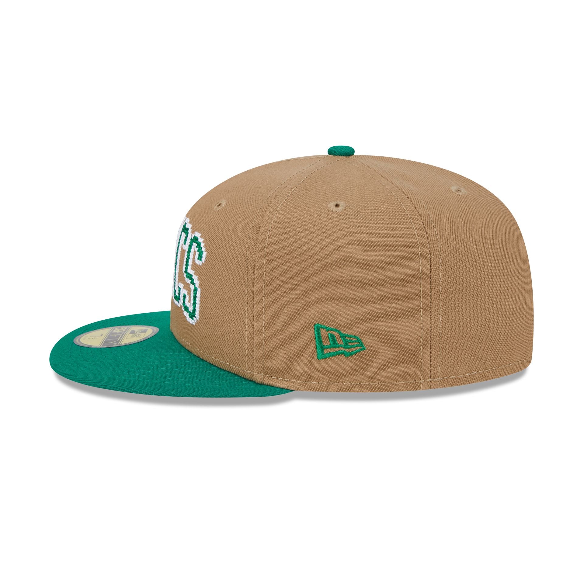 Boston Celtics Classic 8-Bit Wordmark 59FIFTY Fitted Hat