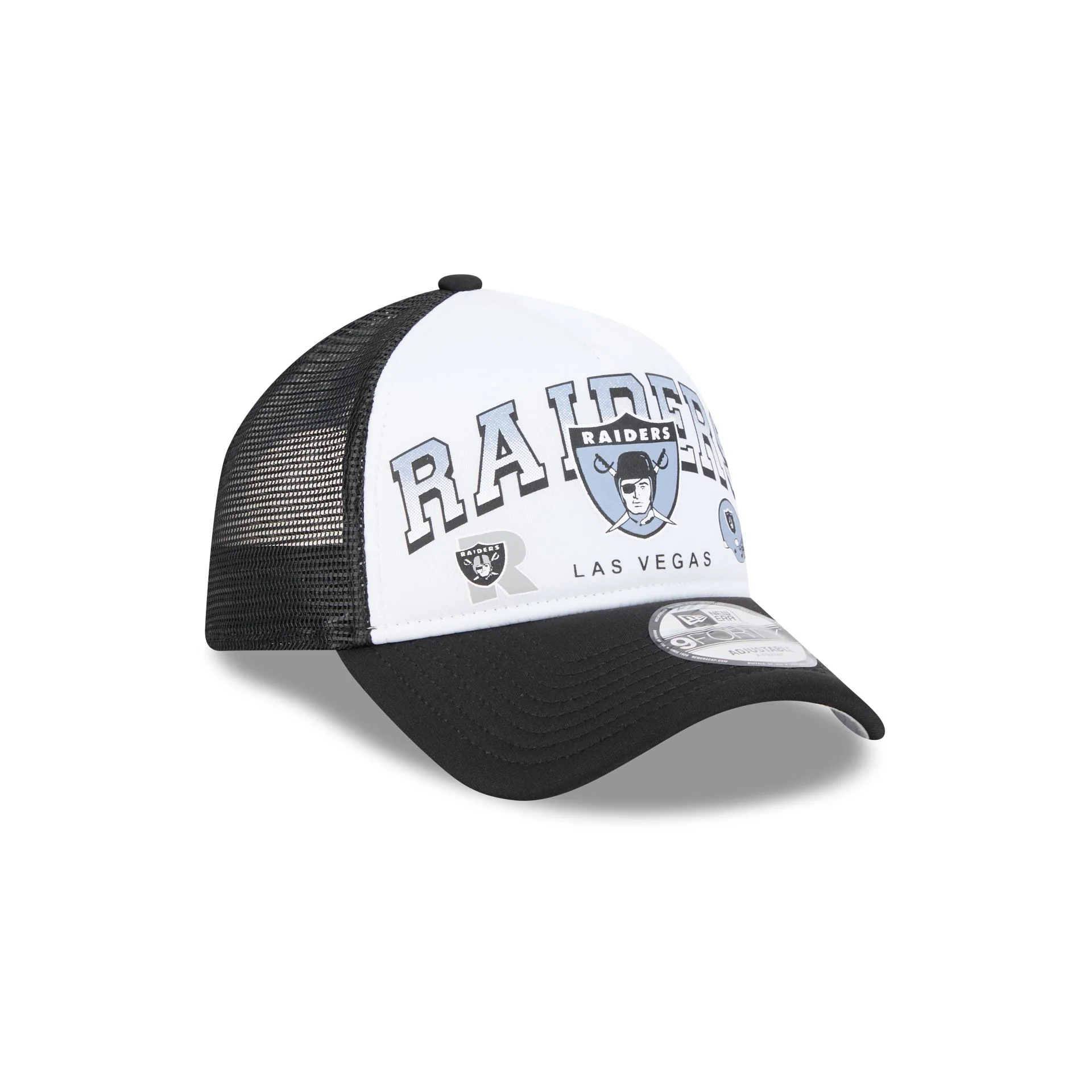 Las Vegas Raiders Sport Classics 9FORTY A-Frame Trucker Hat