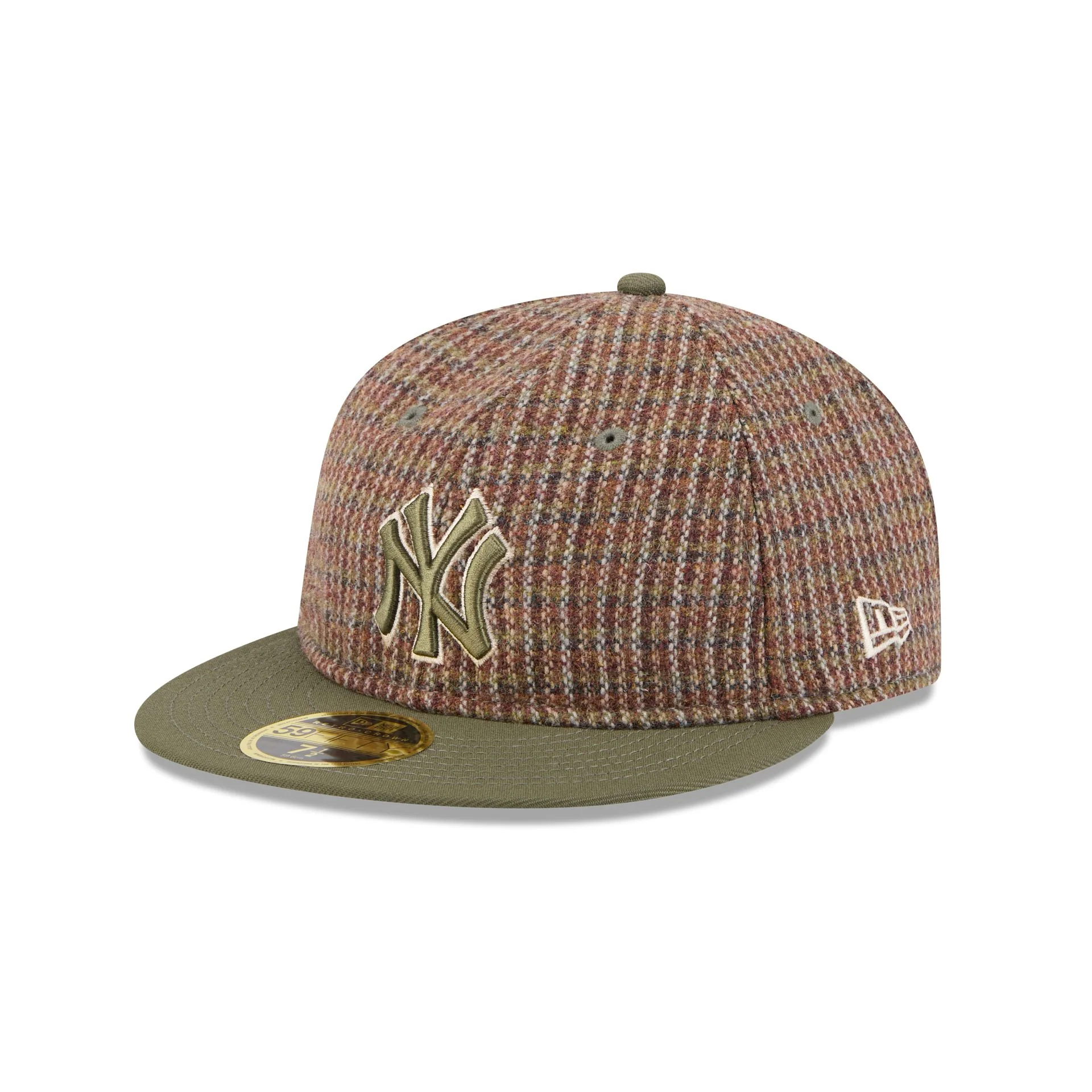 Just Caps Wool Logo New York Yankees Retro Crown 59FIFTY Fitted Hat