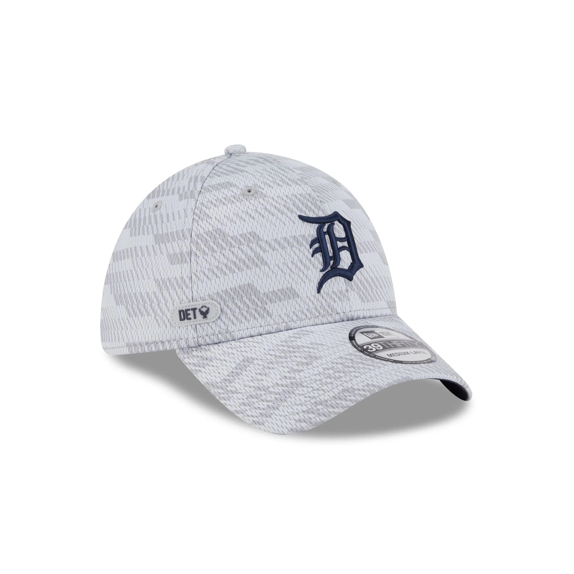 Detroit Tigers 2025 Clubhouse Gray 39THIRTY Stretch Fit
