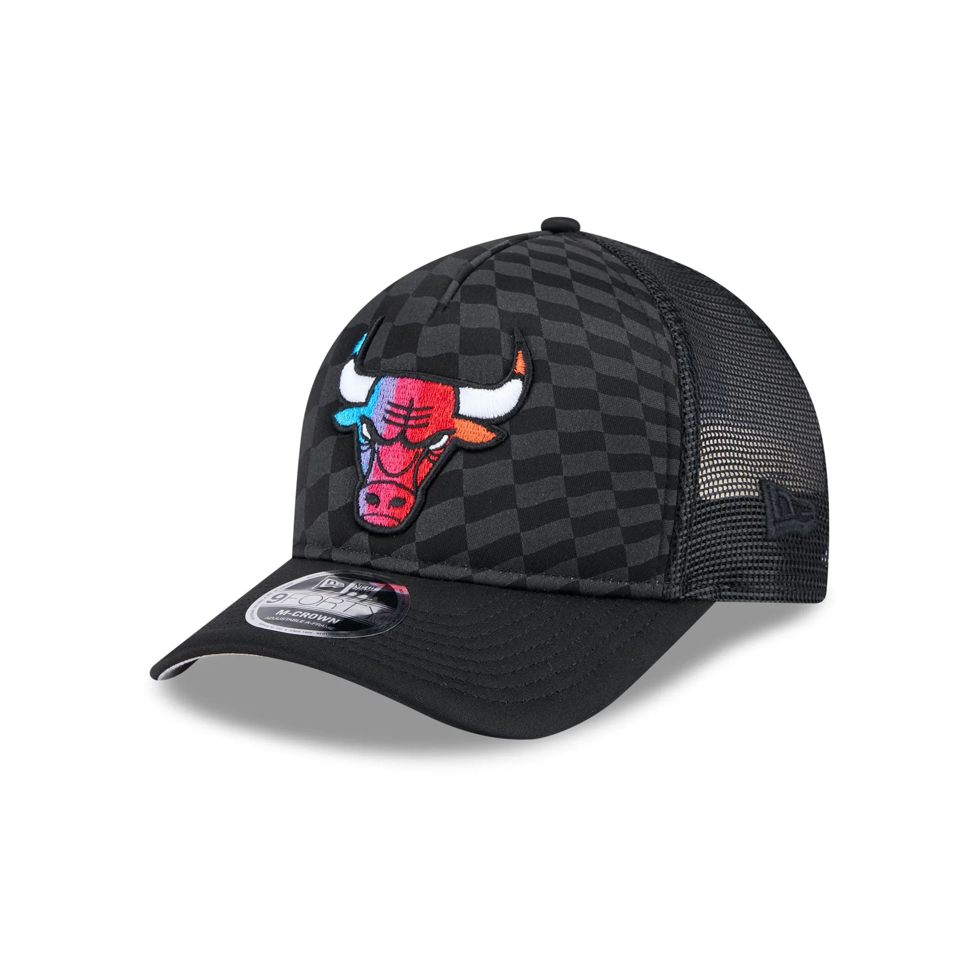 Chicago Bulls Gradient Raceway 9FORTY M-Crown A-Frame Trucker Hat