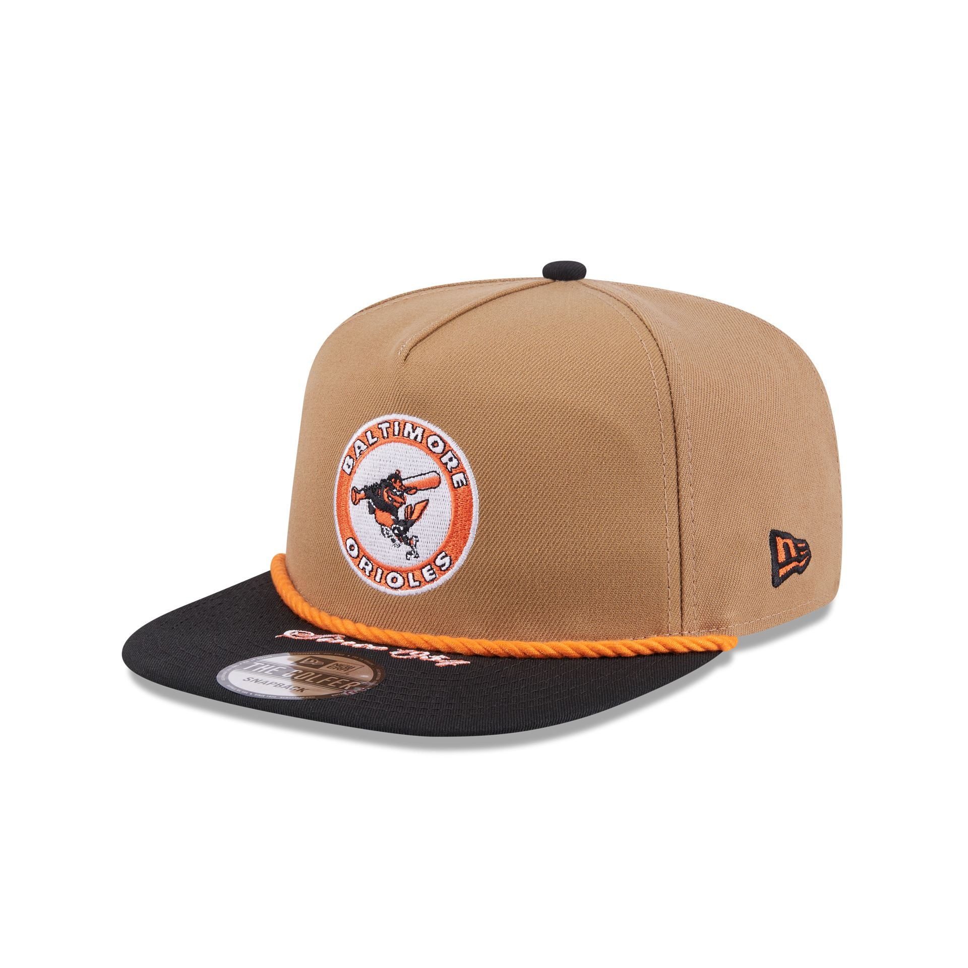 Baltimore Orioles Khaki Rope Golfer Hat