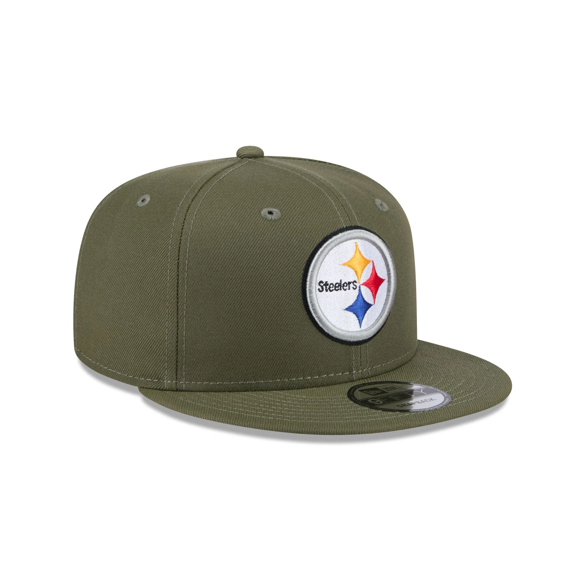Pittsburgh Steelers Olive 9FIFTY Snapback Hat