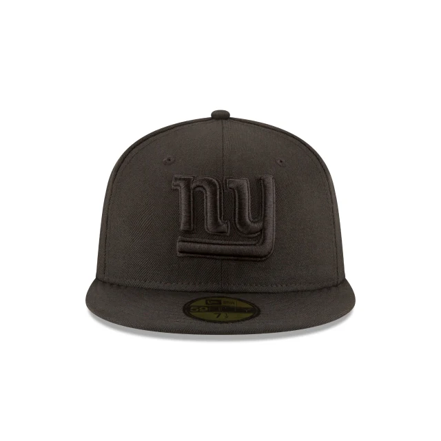 New York Giants Black On Black 59FIFTY Fitted Hat