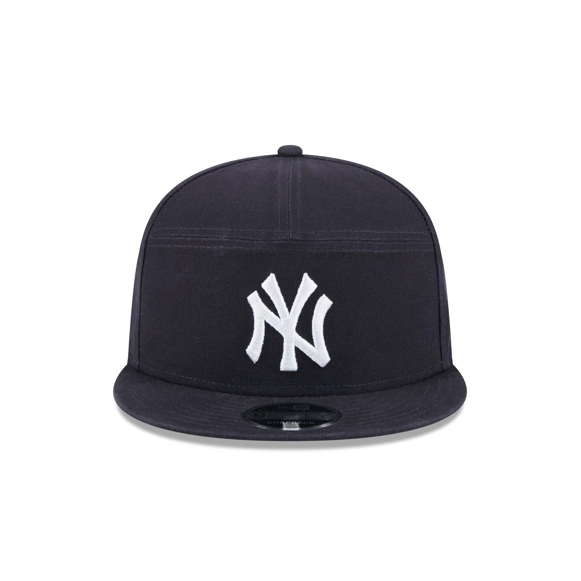 New York Yankees Cotton Canvas Split Panel 9FIFTY Trucker Hat