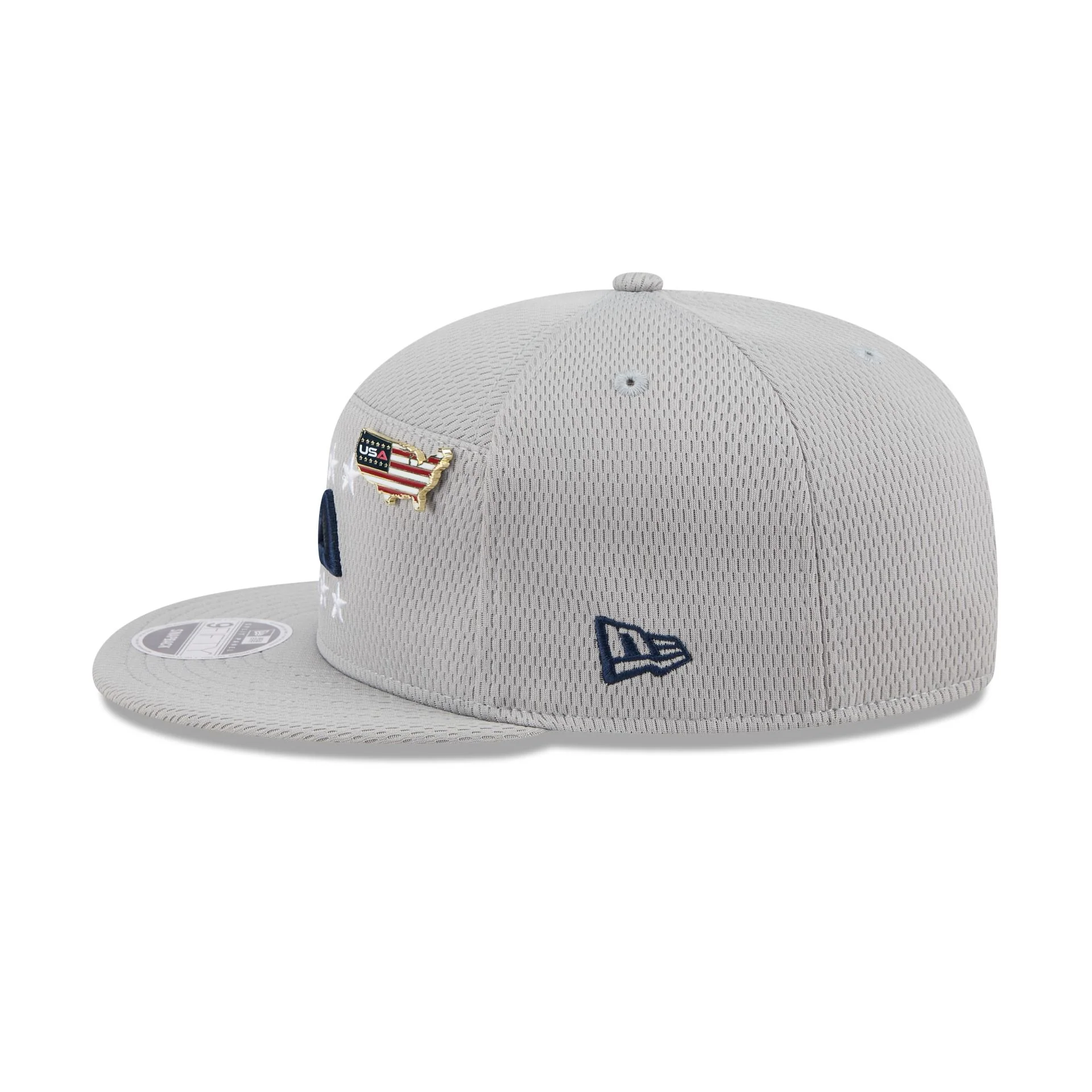 2025 Ryder Cup Team USA Gray Split Panel 9FIFTY Snapback Hat