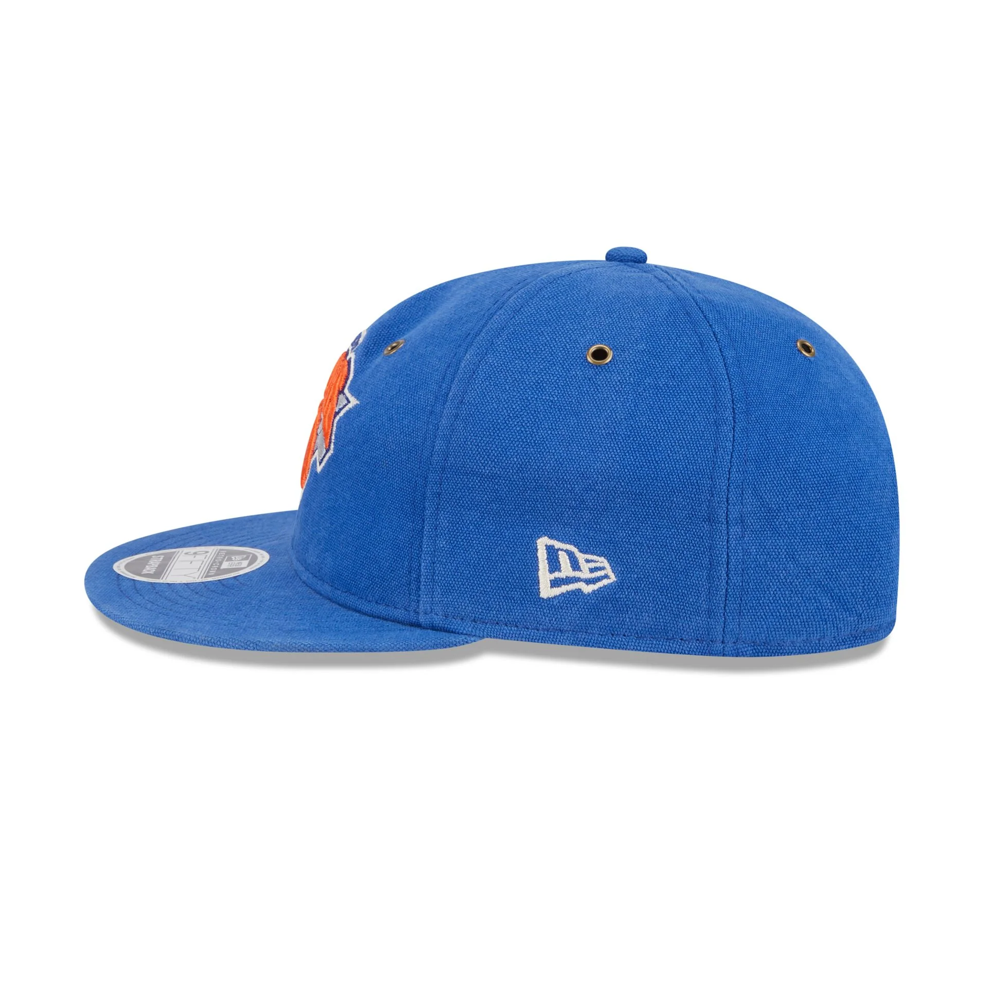 New York Knicks Cotton Canvas Retro Crown 9FIFTY Adjustable Hat