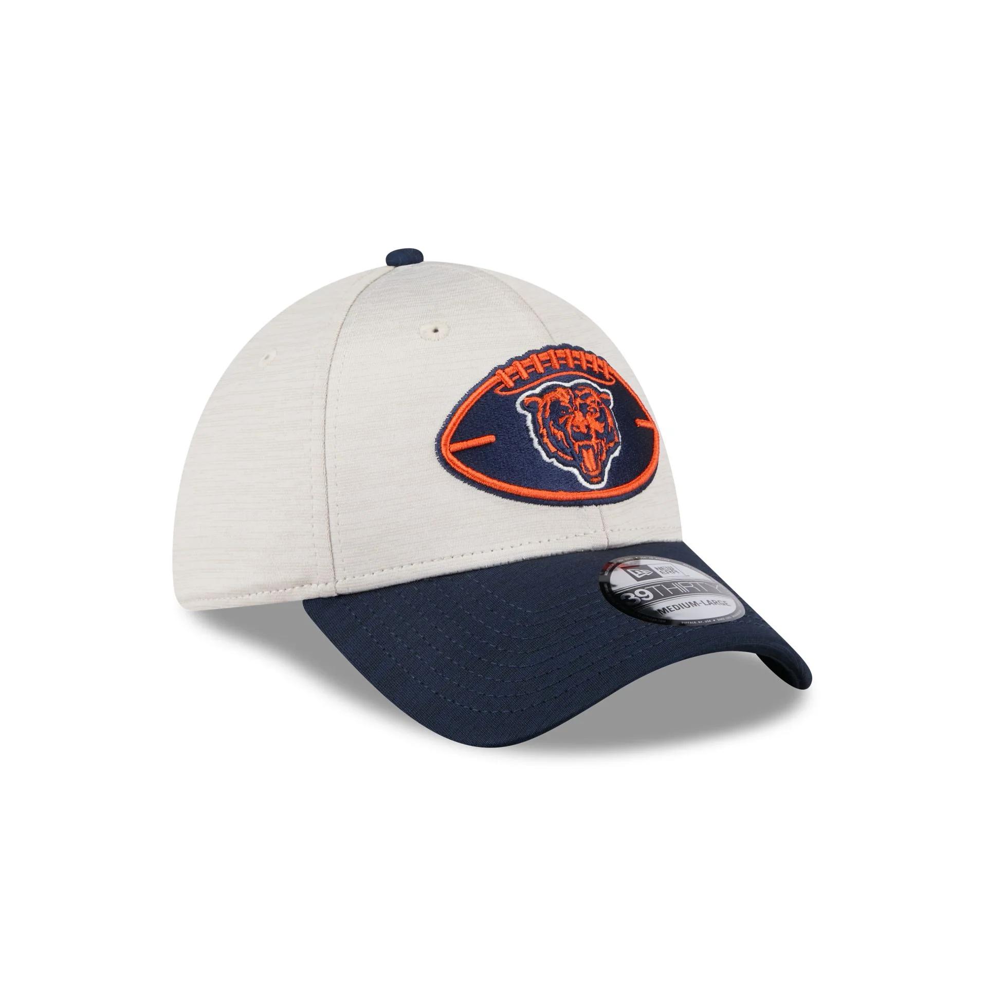 Chicago Bears 2024 Historic Sideline 39THIRTY Stretch Fit Hat