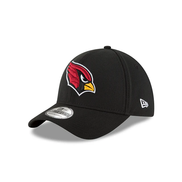 Arizona Cardinals Team Classic Black 39THIRTY Stretch Fit Hat