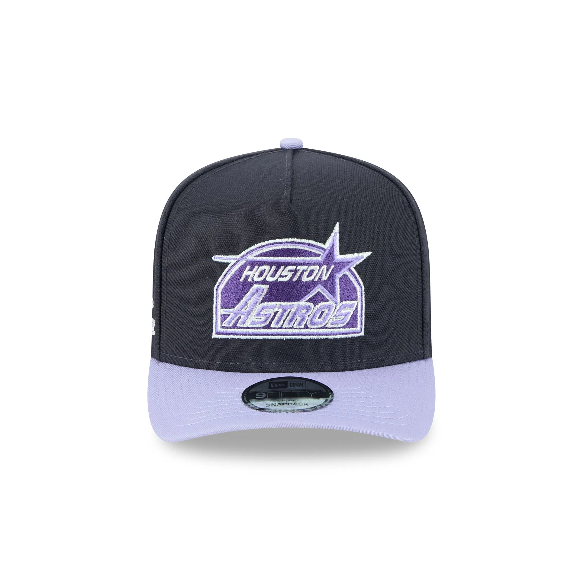 Houston Astros Navy Lavender 9FIFTY A-Frame Snapback Hat