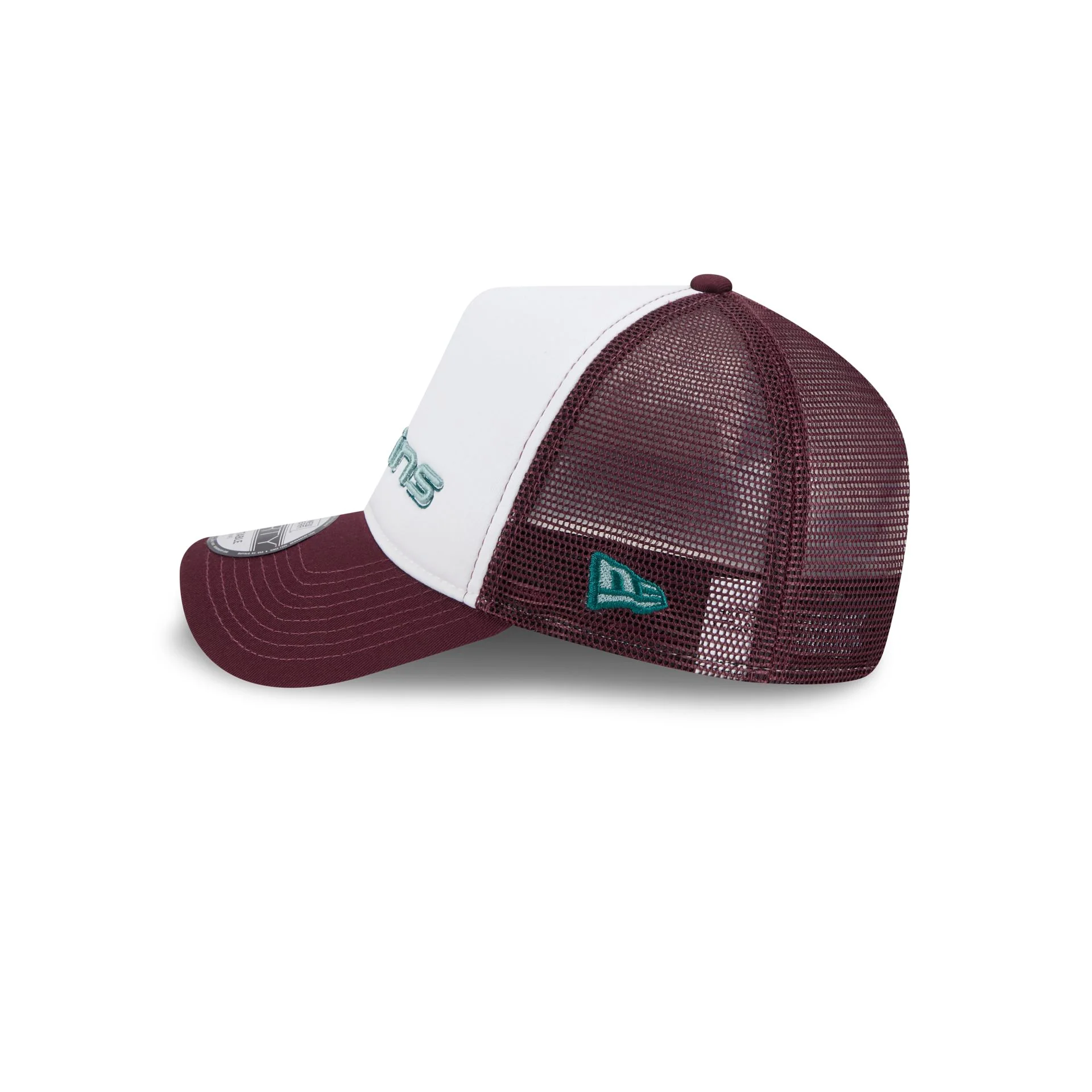 Miami Dolphins Optic White 9FORTY A-Frame Snapback Hat