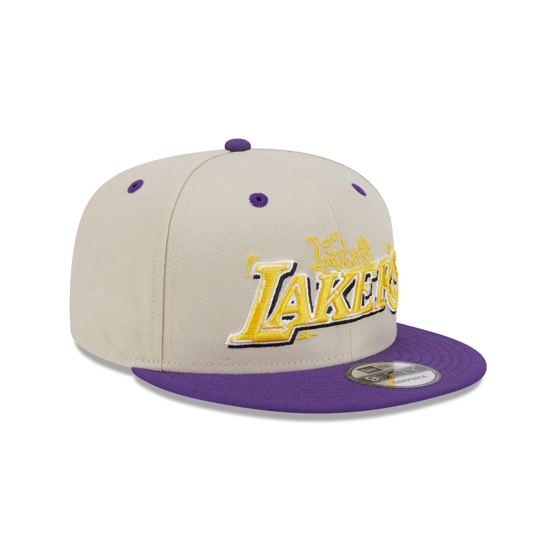Los Angeles Lakers Team Art 9FIFTY Snapback Hat
