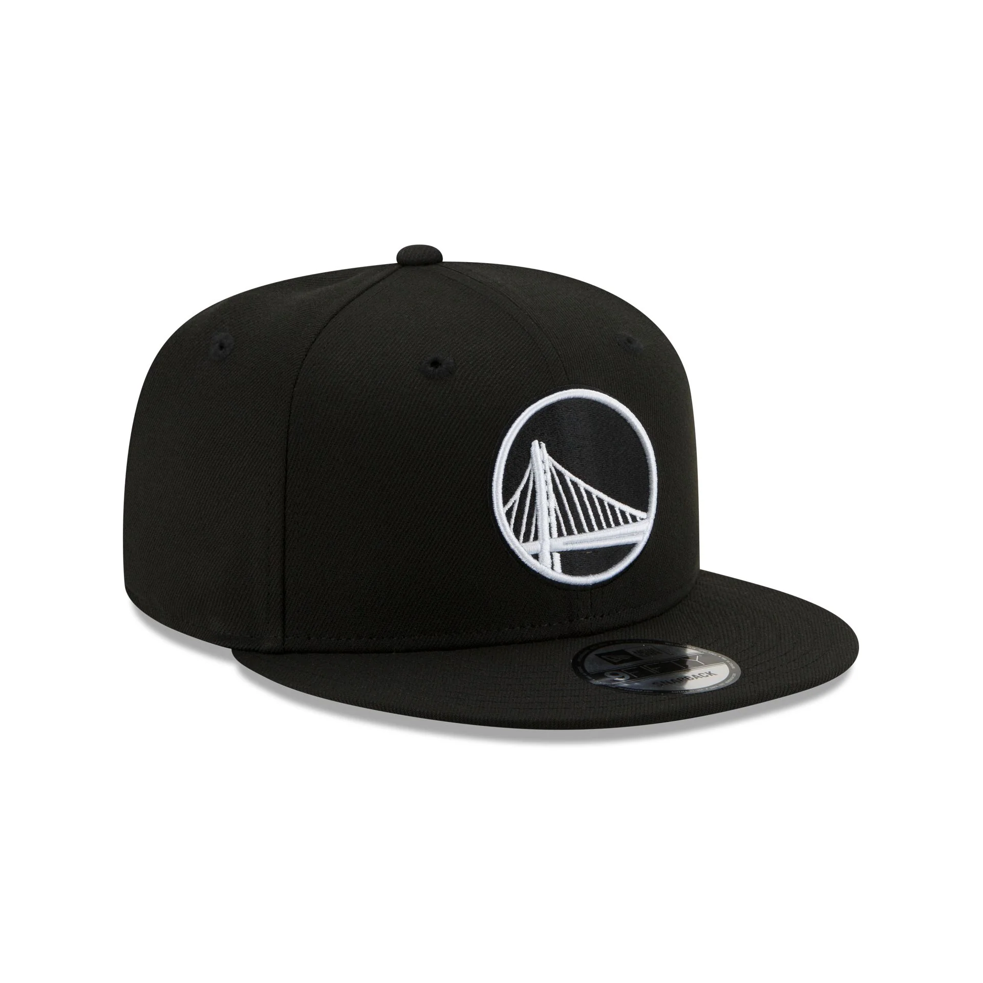 Golden State Warriors Basic Black & White 9FIFTY Snapback Hat