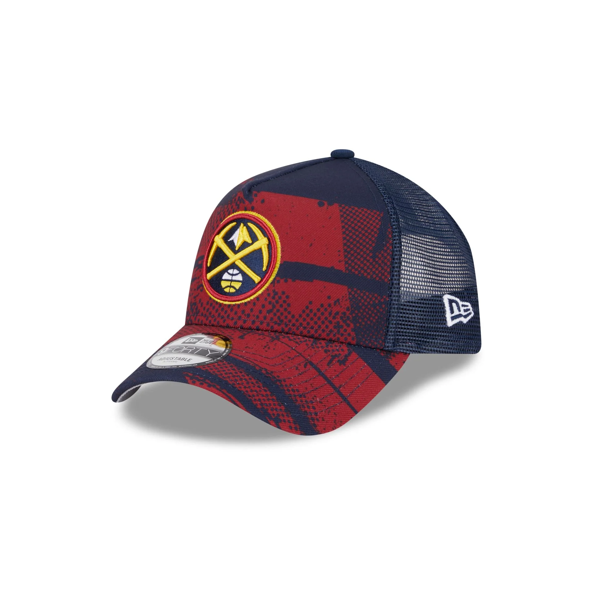 Denver Nuggets 2024 Tip-Off 9FORTY A-Frame Trucker Hat