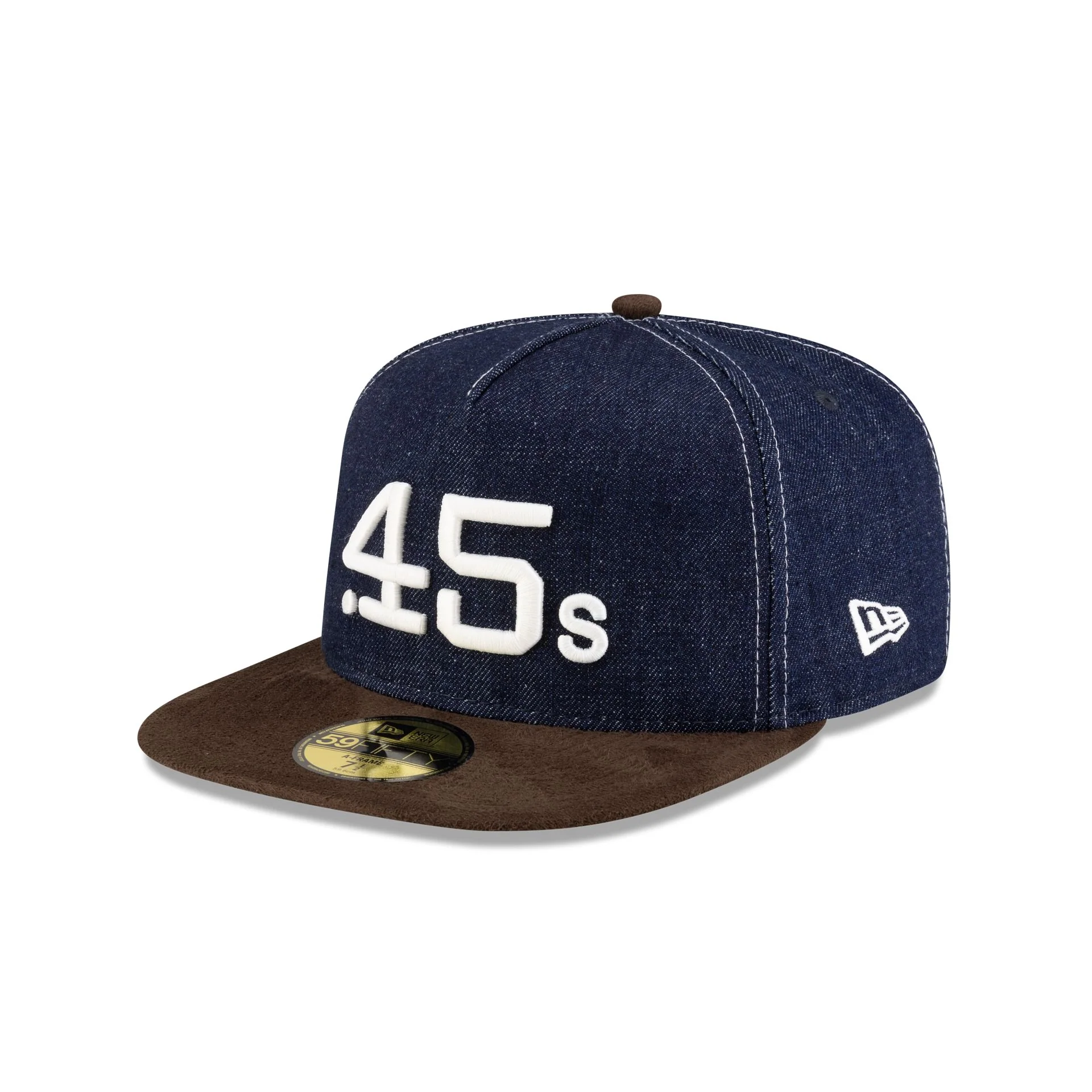 Houston Colts Houston Pack Denim 59FIFTY A-Frame Fitted Hat