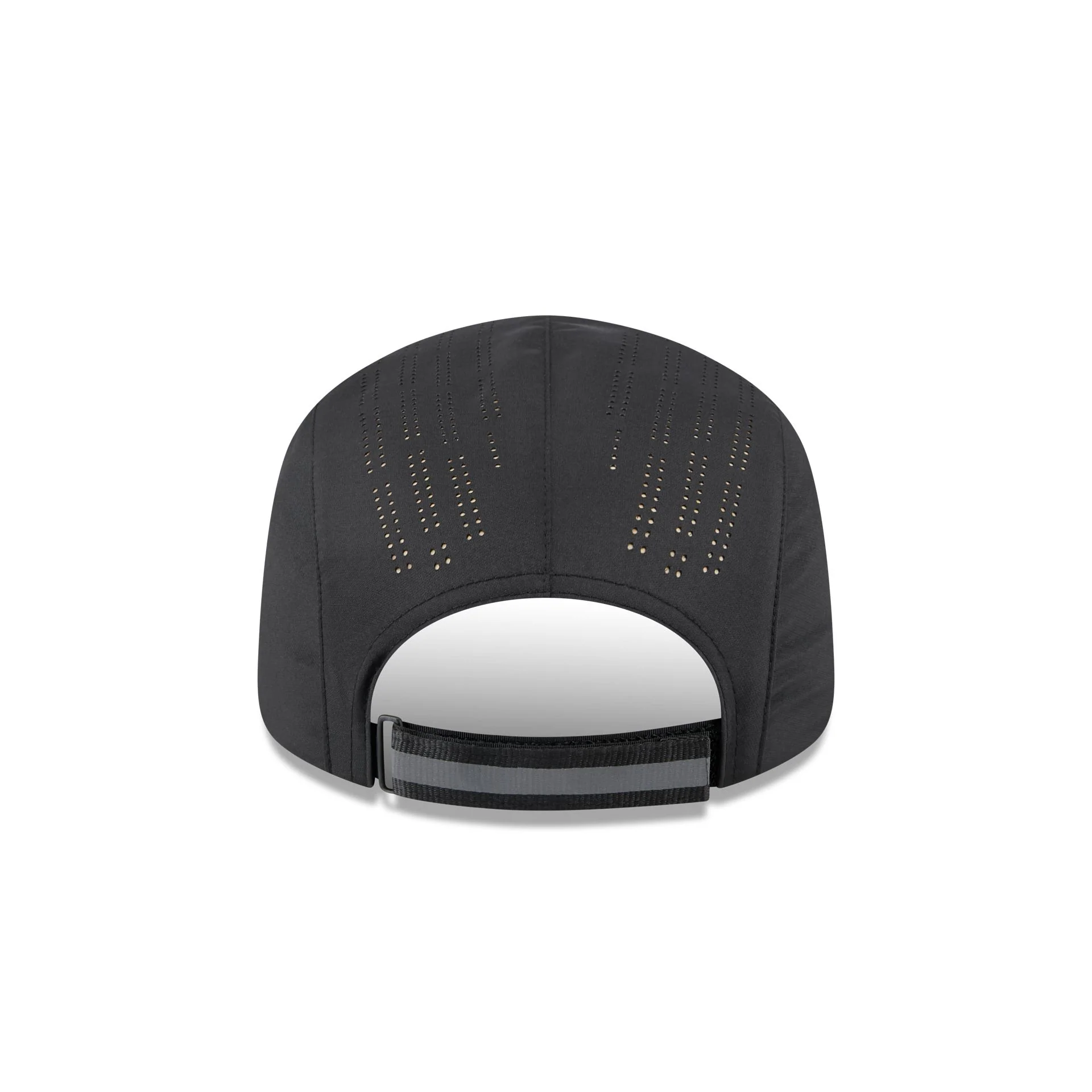 Milwaukee Brewers Black Reflect Runner Adjustable Hat