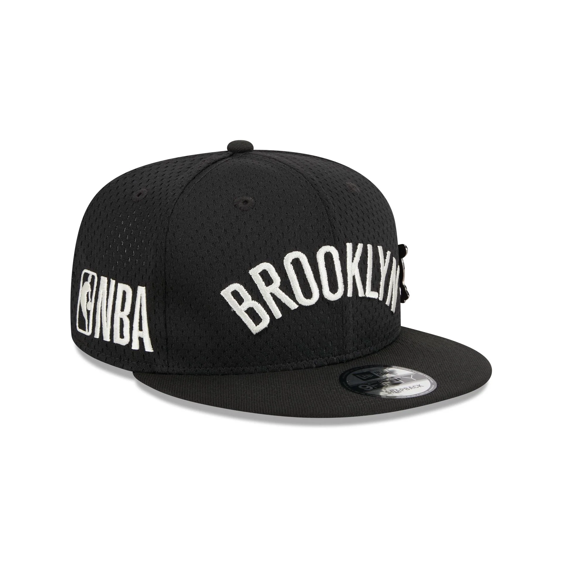 Brooklyn Nets Post-Up Pin 9FIFTY Snapback Hat