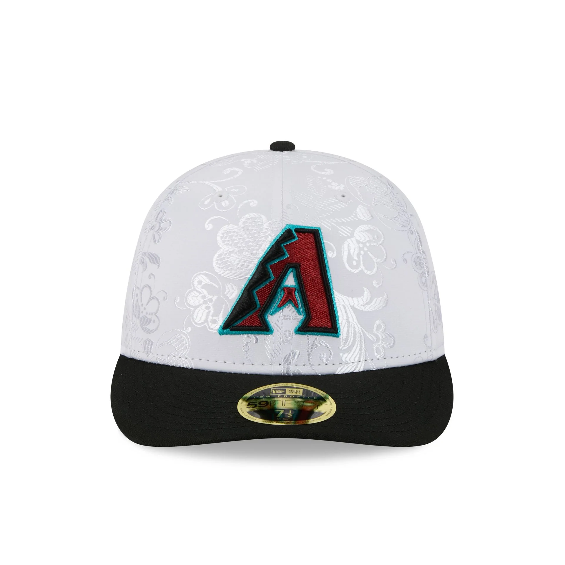 Arizona Diamondbacks Floral Shine Low Profile 59FIFTY Fitted Hat