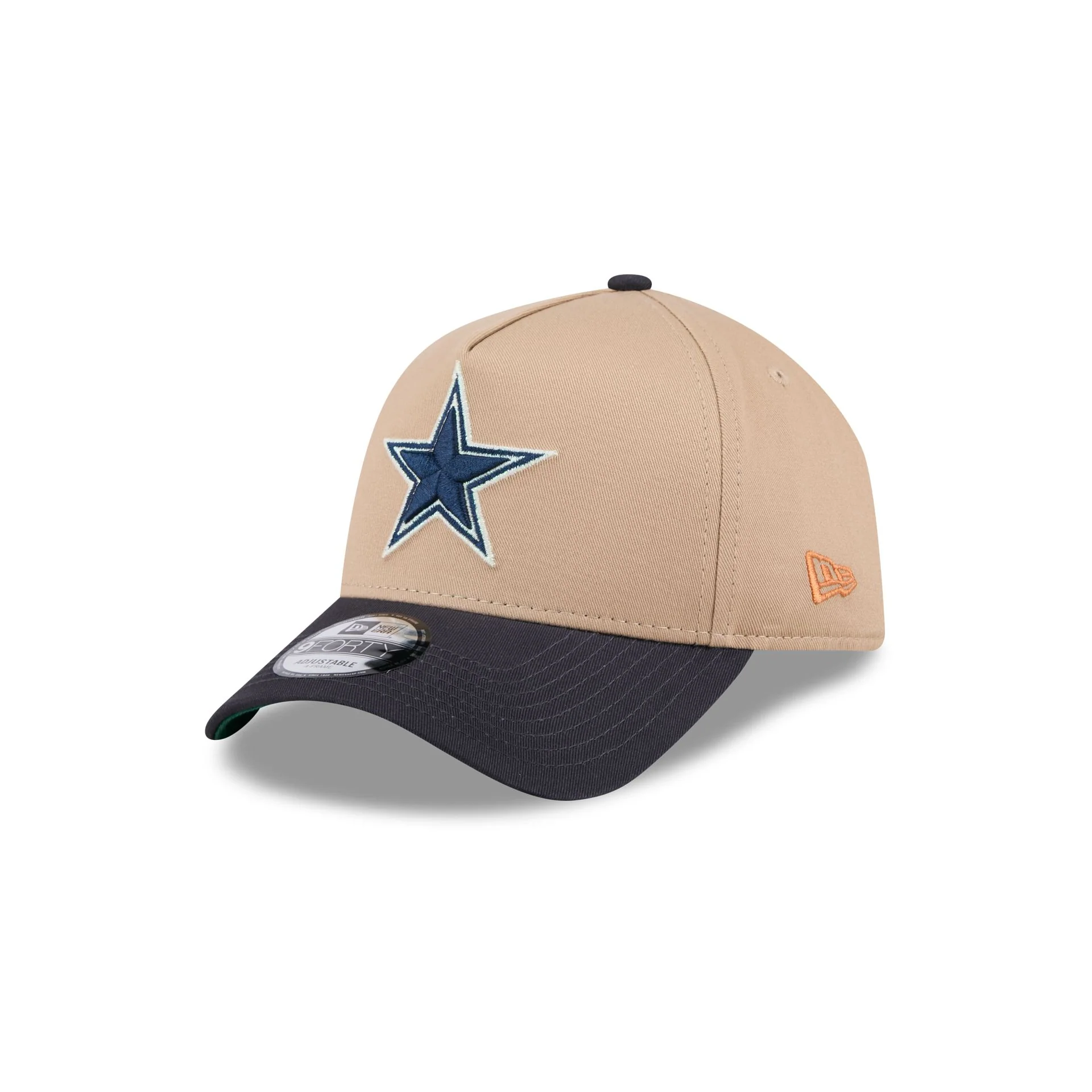Dallas Cowboys Beige Khaki 9FORTY A-Frame Snapback Hat