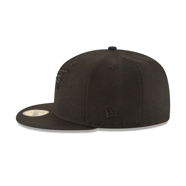 Philadelphia Eagles Black On Black 59FIFTY Fitted Hat