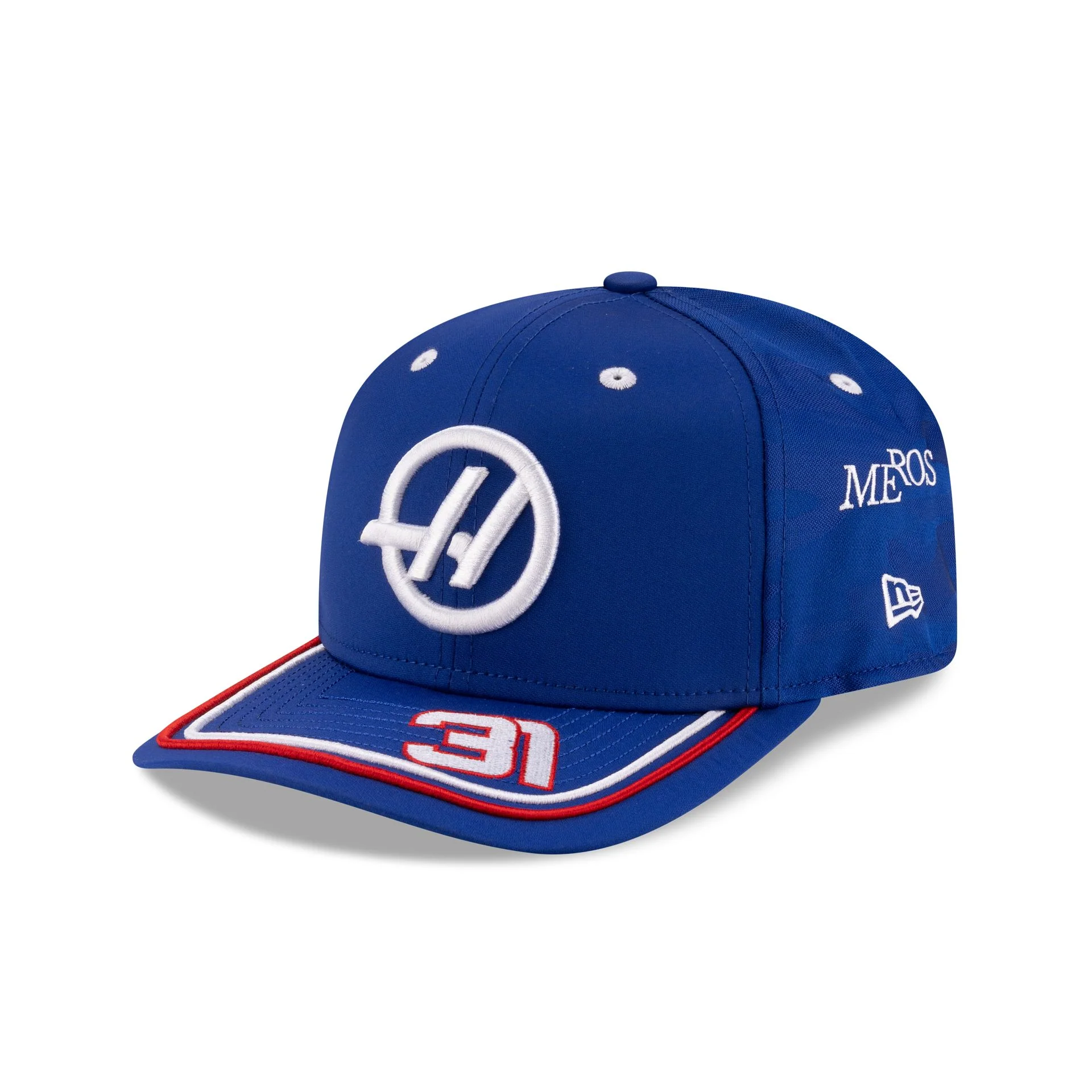 2025 Silverstone Race Special MoneyGram Haas F1 Team Esteban Ocon 9SEVENTY Stretch-Snap Hat