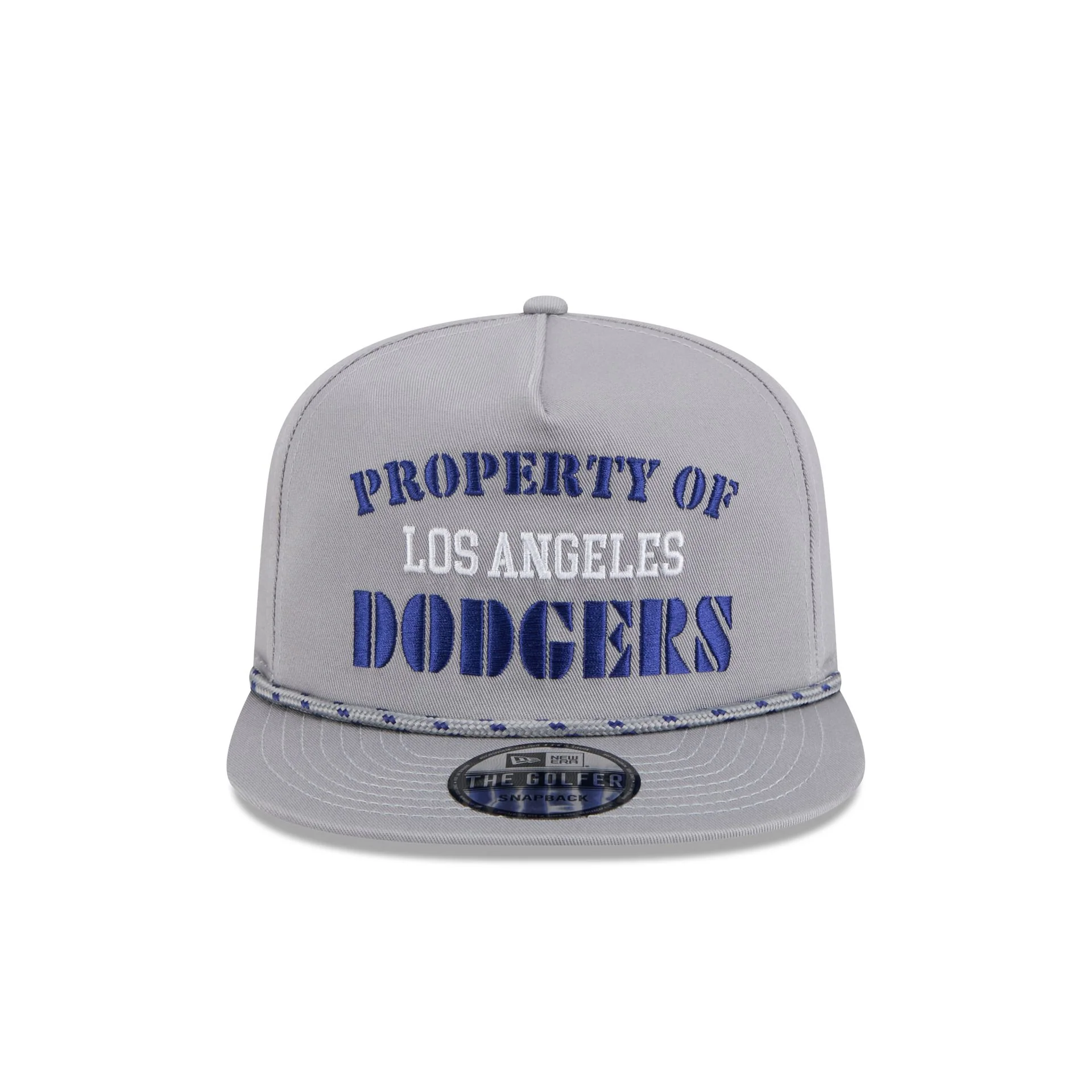 Los Angeles Dodgers Vintage Gray Rope Golfer Hat