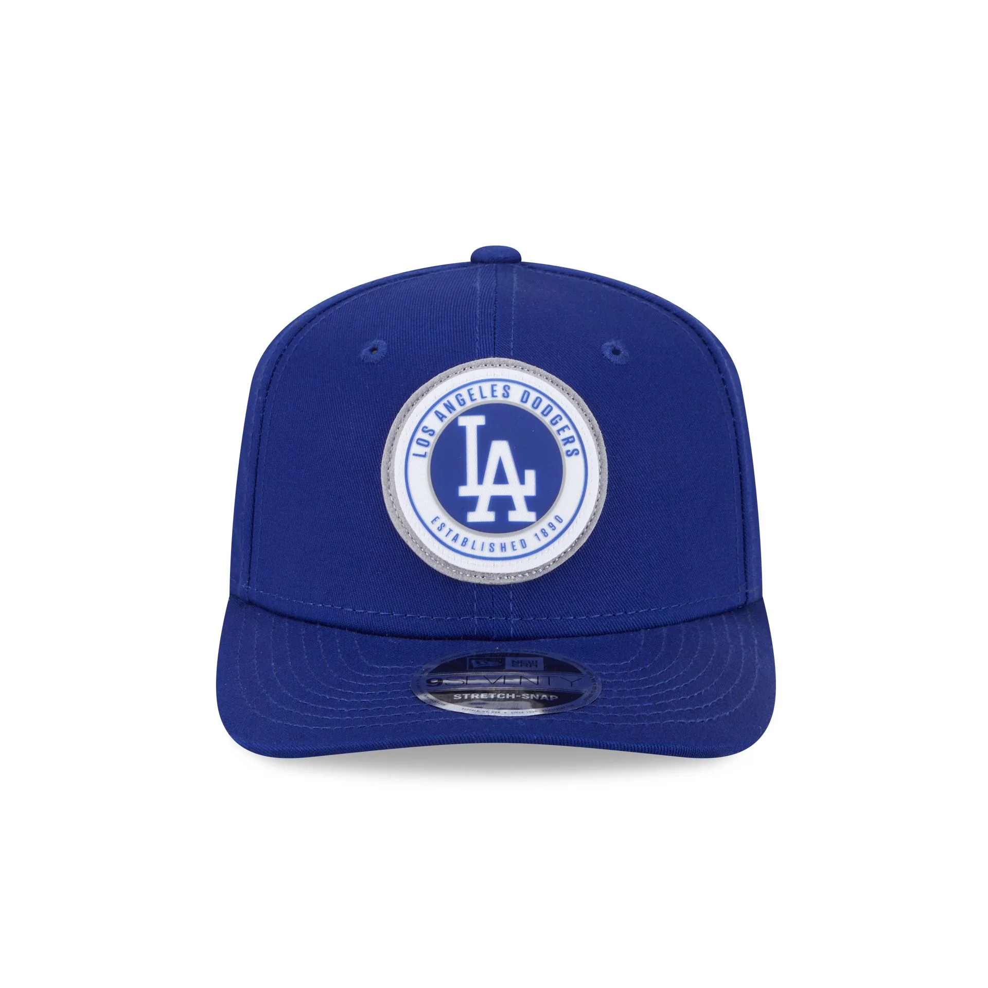 Los Angeles Dodgers Circle Patch 9SEVENTY Stretch-Snap Hat