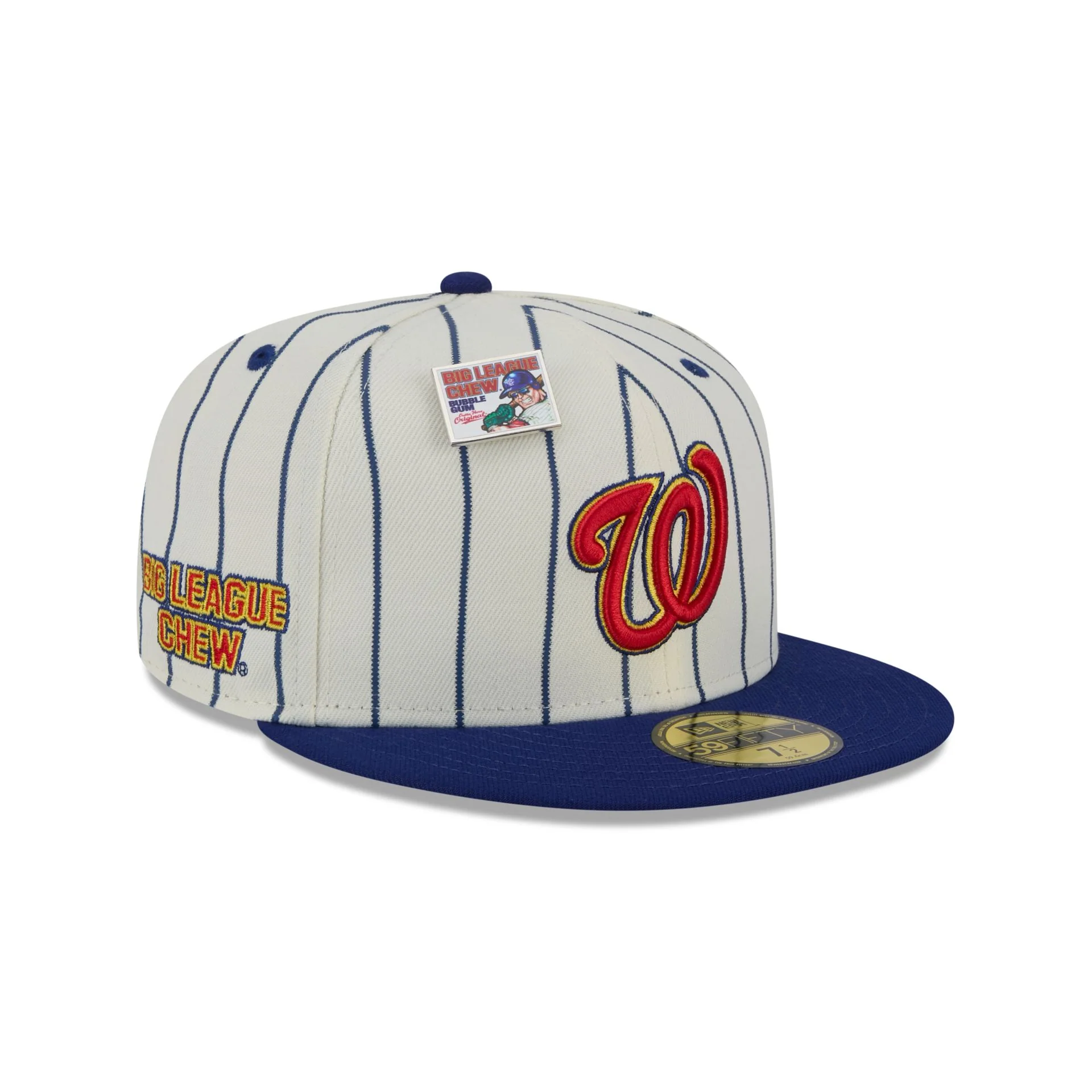 Big League Chew X Washington Nationals Pinstripe 59FIFTY Fitted Hat
