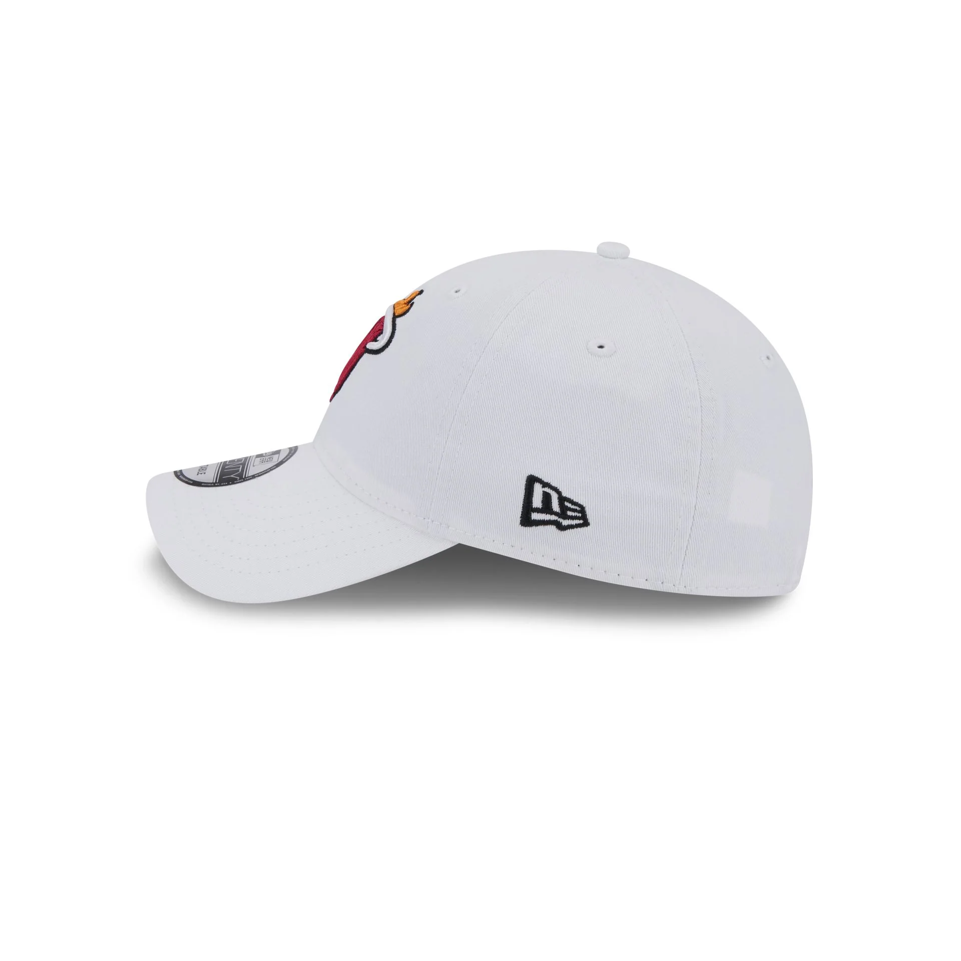 Miami Heat White 9TWENTY Adjustable Hat