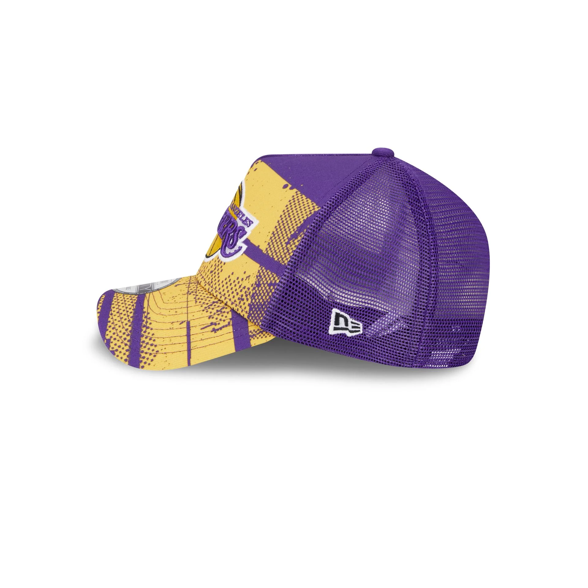 Los Angeles Lakers 2024 Tip-Off 9FORTY A-Frame Trucker Hat