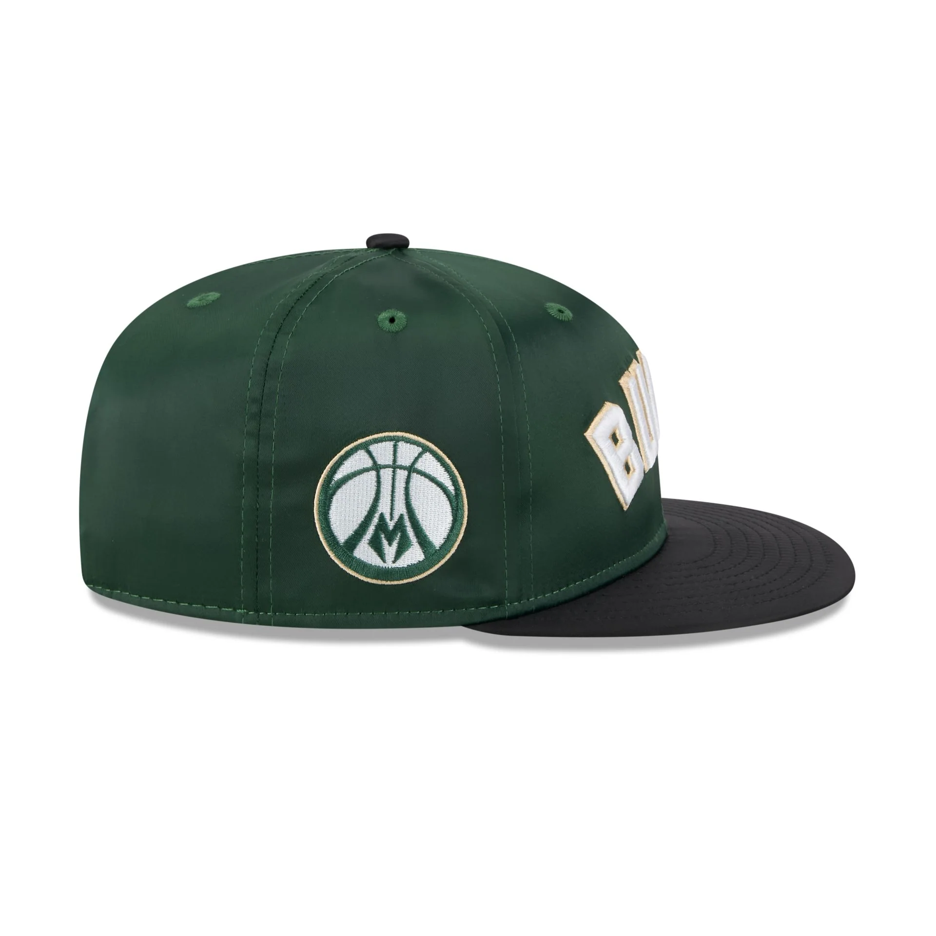 Milwaukee Bucks Satin Pin 9FIFTY Snapback Hat