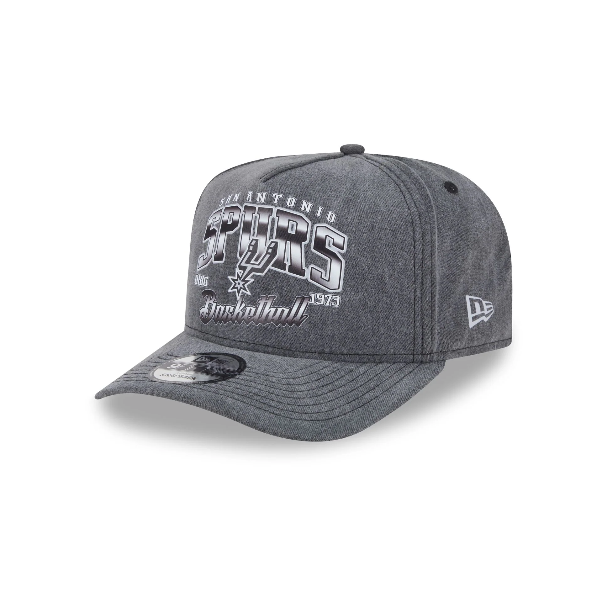 San Antonio Spurs Washed 9FIFTY A-Frame Snapback Hat