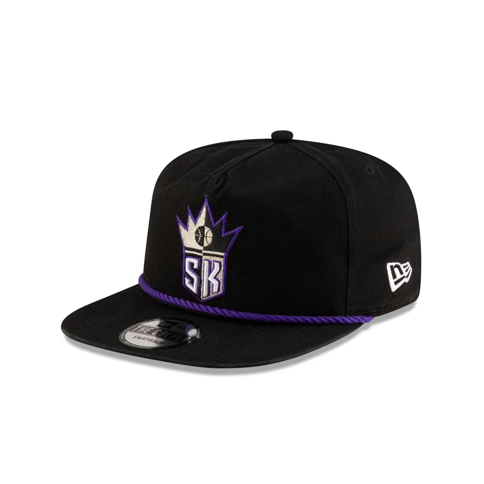 Sacramento Kings Classic Edition Black Golfer Hat