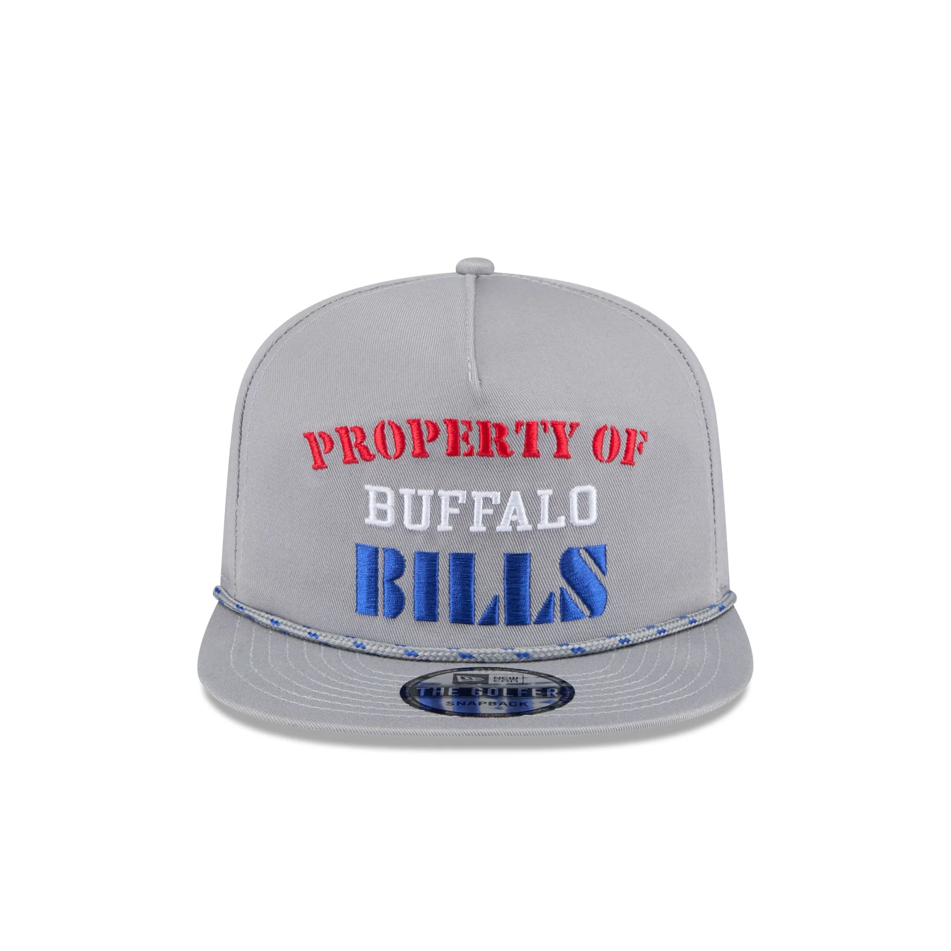 Buffalo Bills Vintage Gray Rope Golfer Hat