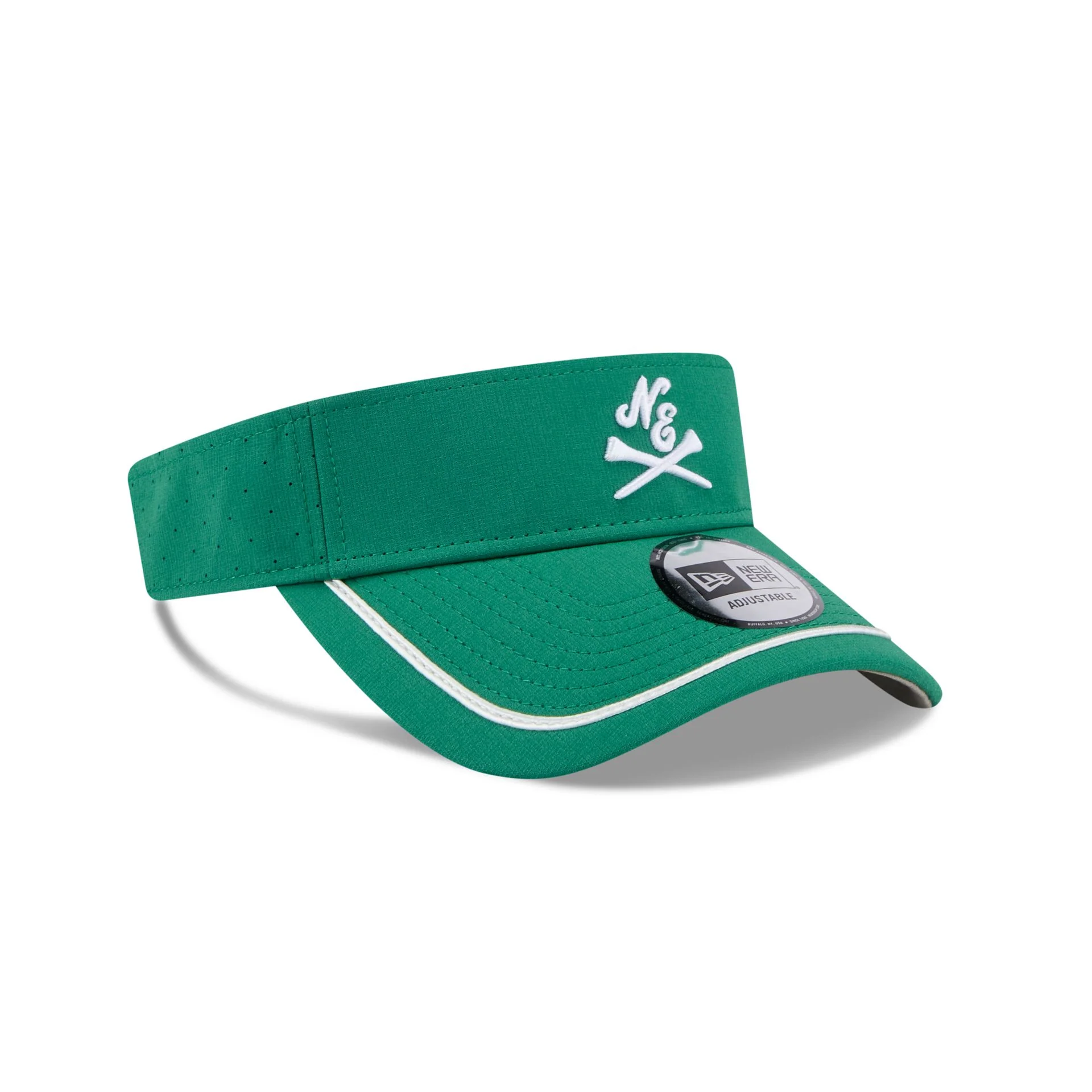 New Era Cap Green and Gold Pack Visor Hat