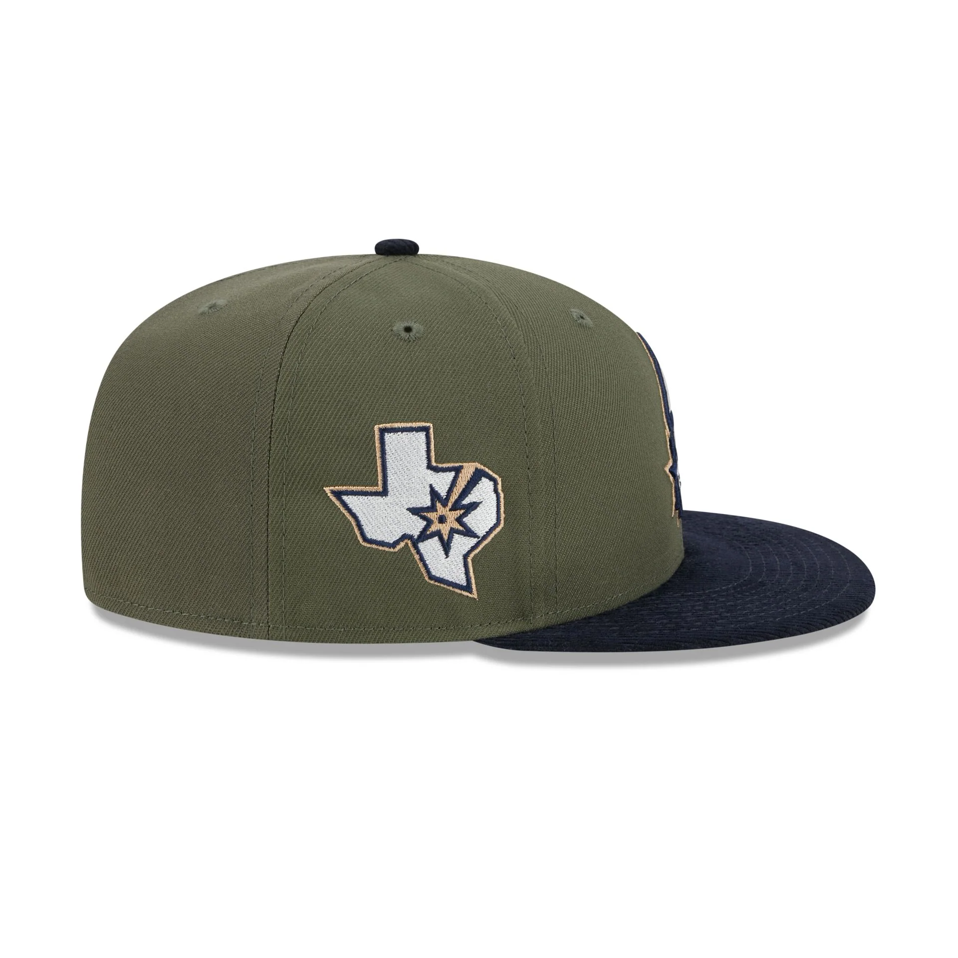 San Antonio Spurs Olive Green 59FIFTY Fitted Hat