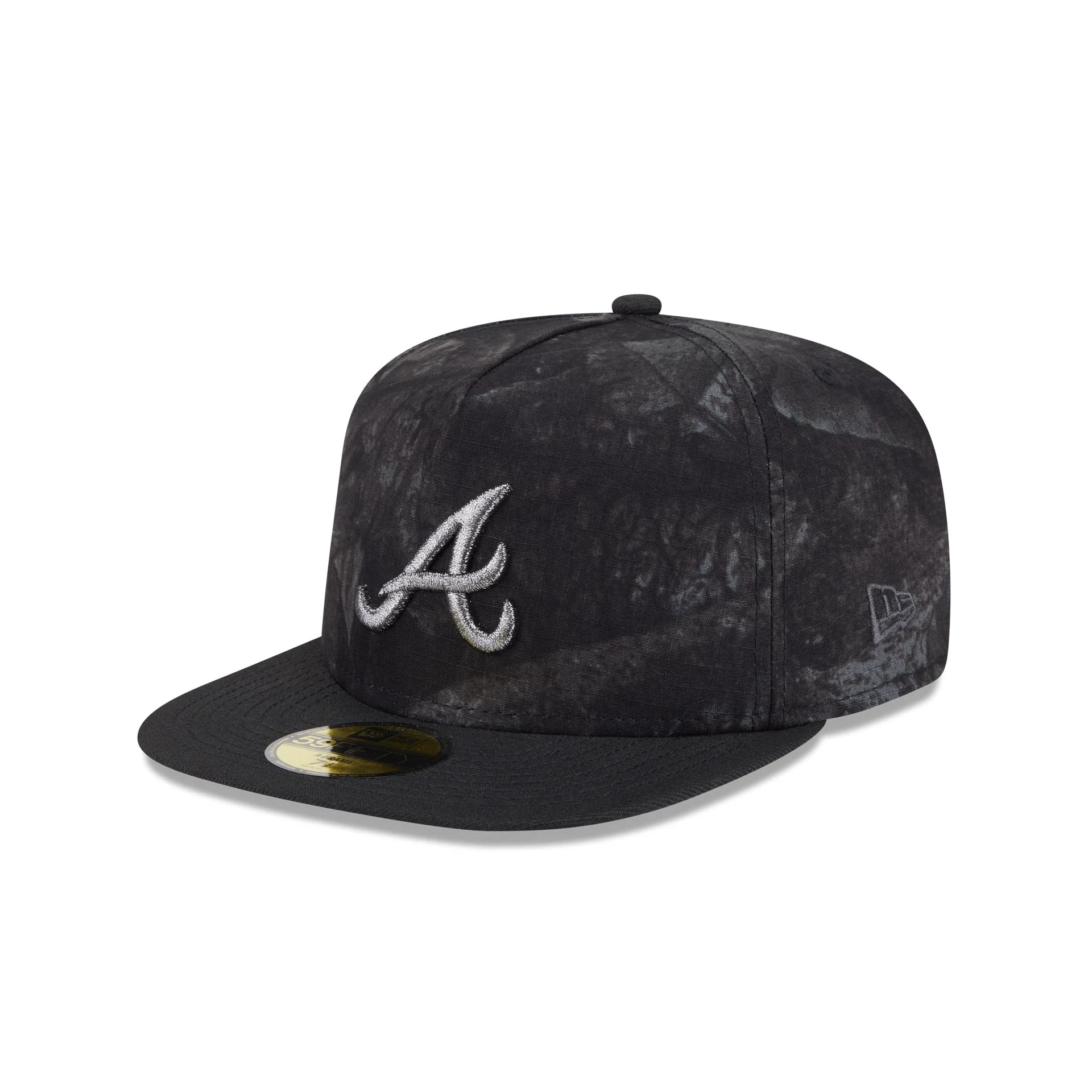 Just Caps Ripstop Camo Atlanta Braves 59FIFTY A-Frame Fitted Hat