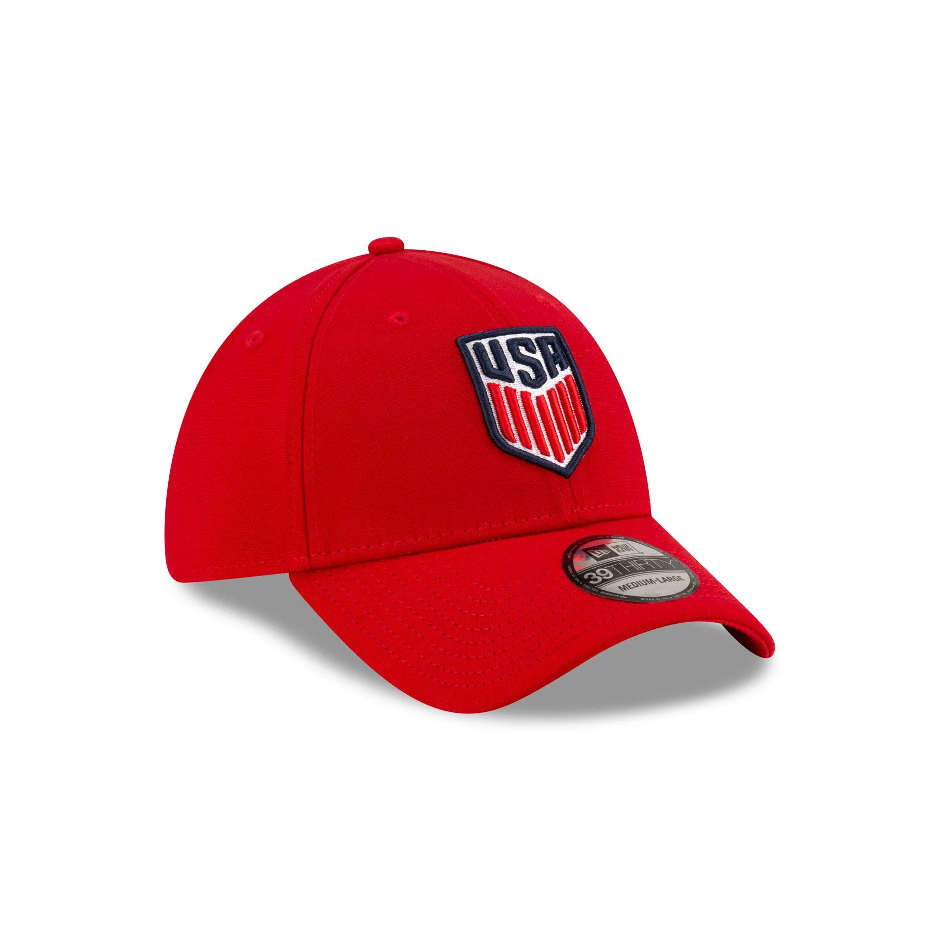 U.S. Soccer Men's National Team Red 39THIRTY Stretch Fit Hat