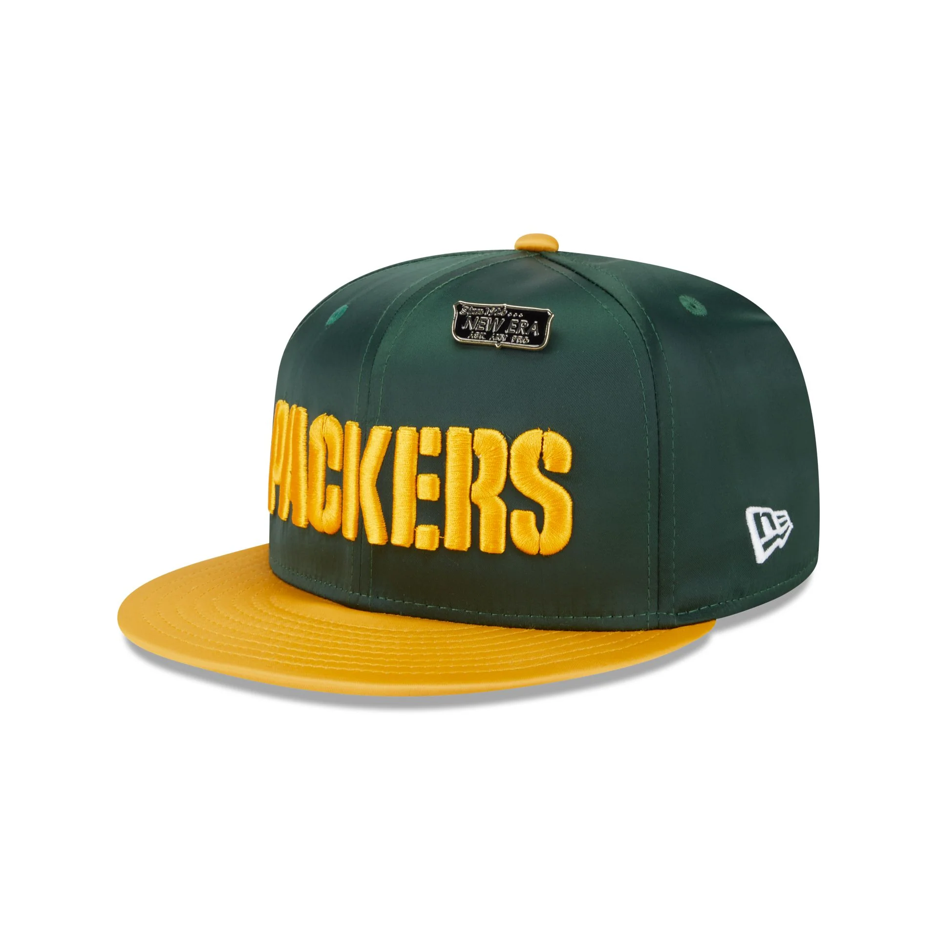 Green Bay Packers Spring Satin 59FIFTY Fitted Hat