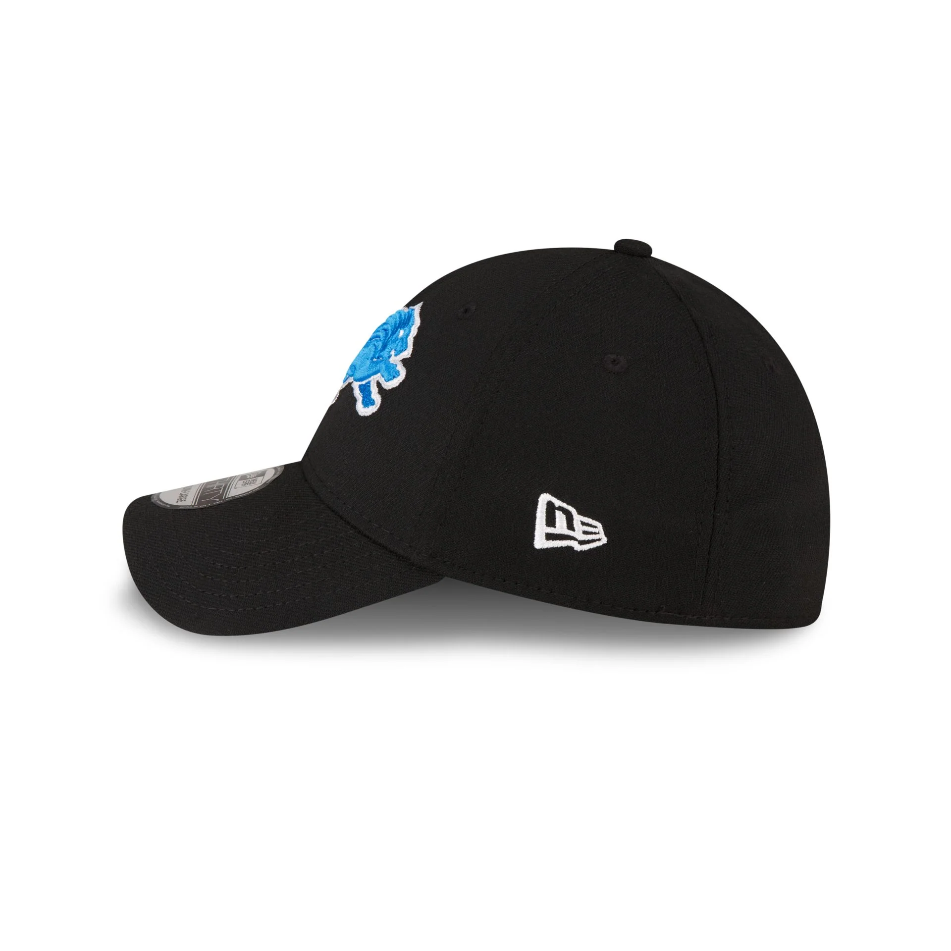 Detroit Lions Team Classic Black 39THIRTY Stretch Fit Hat