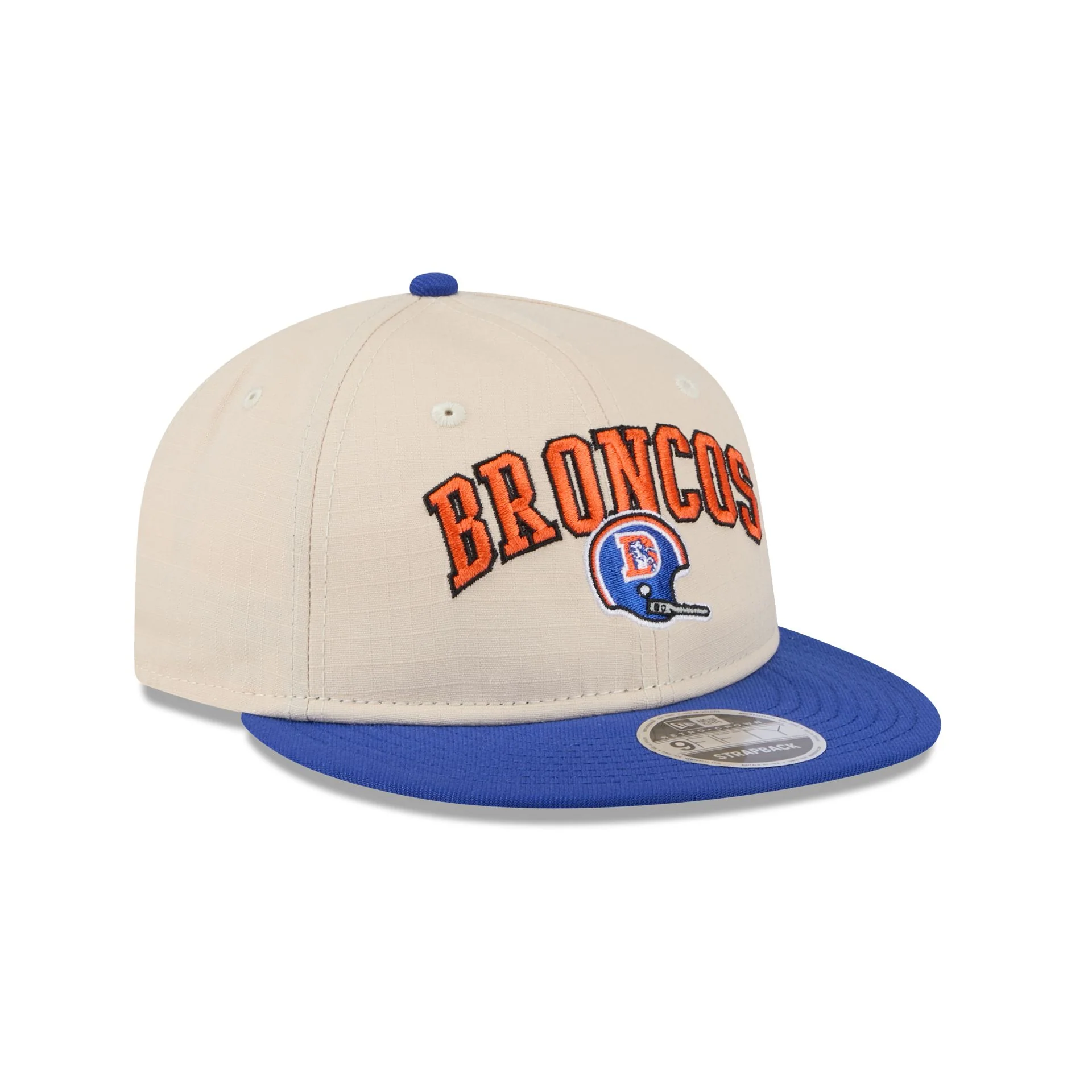 Denver Broncos Historic Helmet Retro Crown 9FIFTY Snapback Hat
