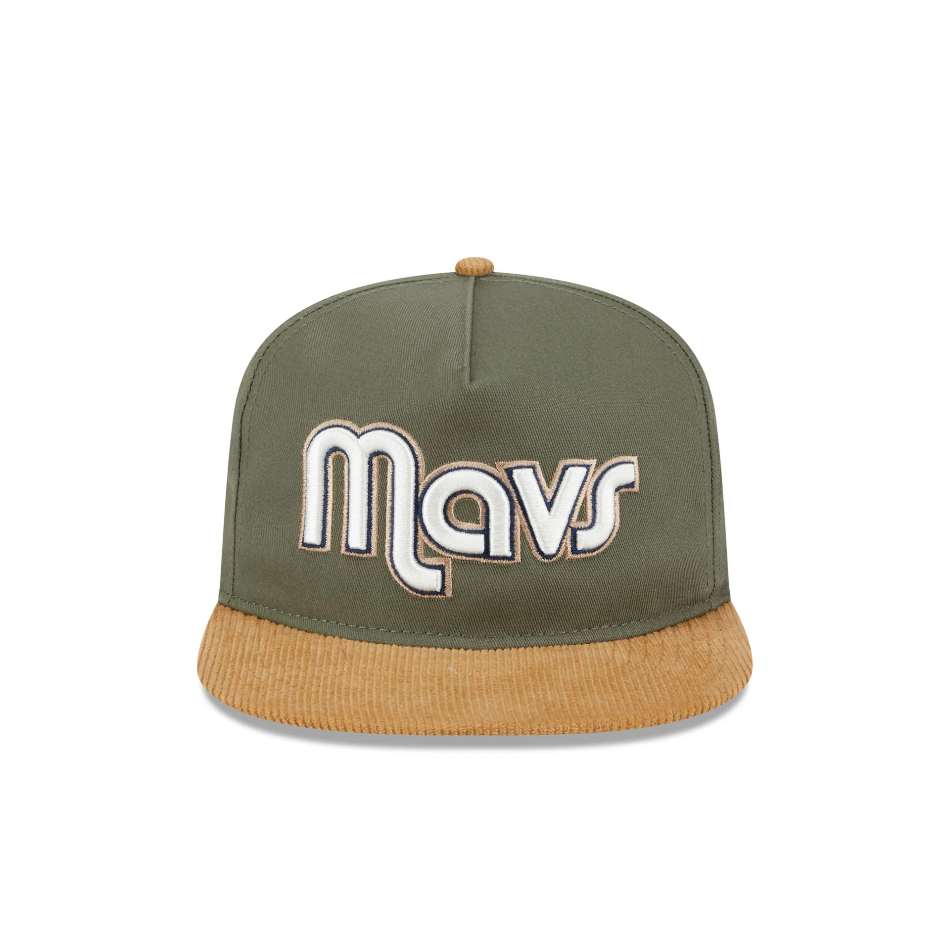 Dallas Mavericks Olive Green Golfer Hat