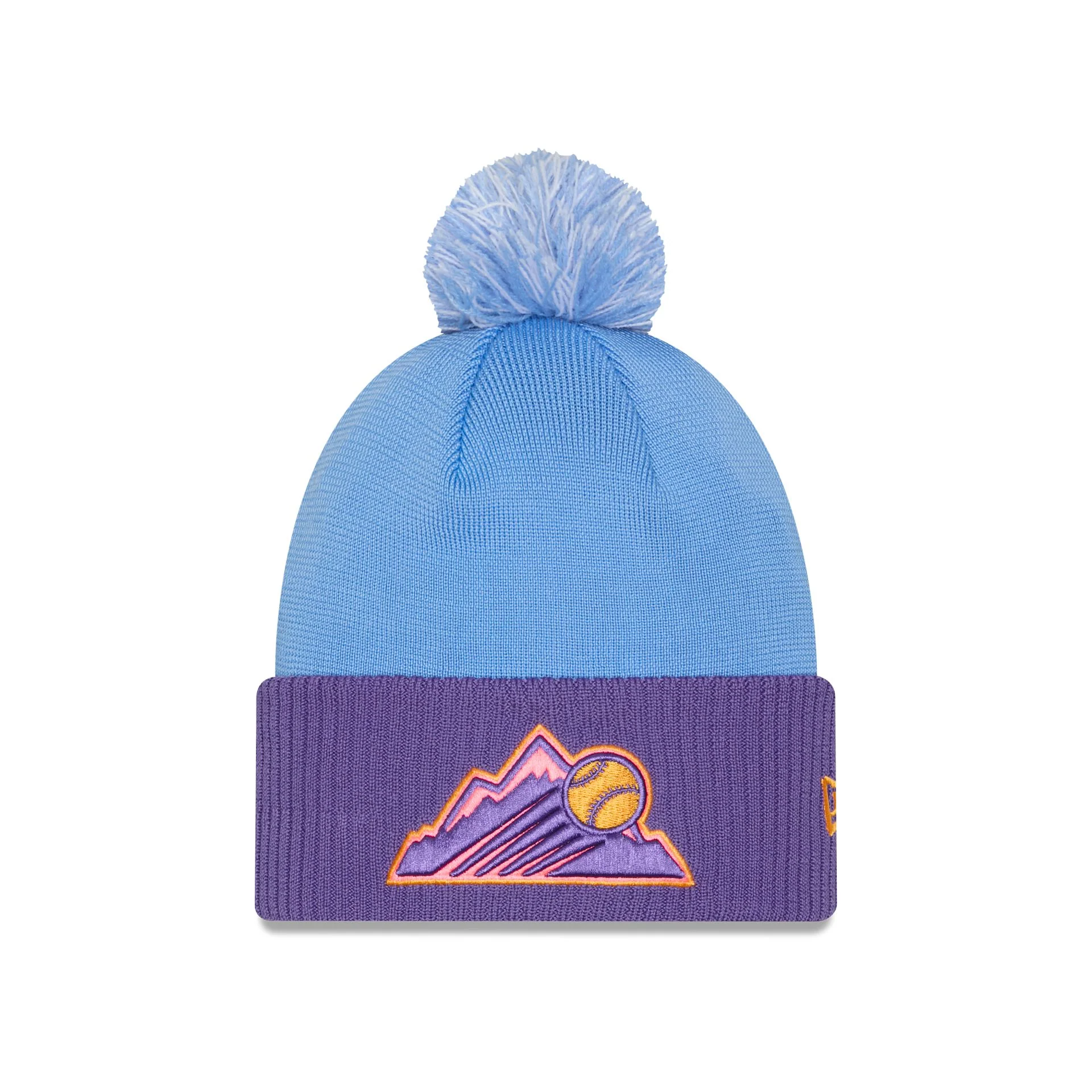 Colorado Rockies City Connect Pom Knit Hat