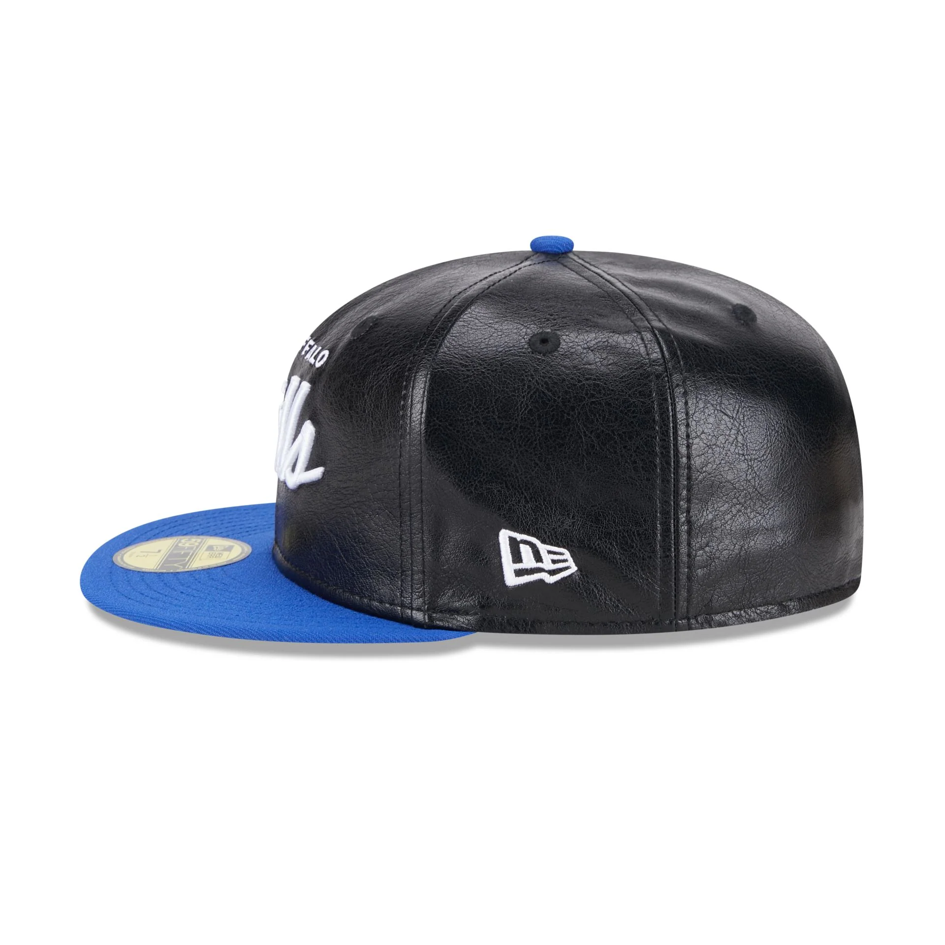 Buffalo Bills Faux Leather Crown 59FIFTY Fitted Hat
