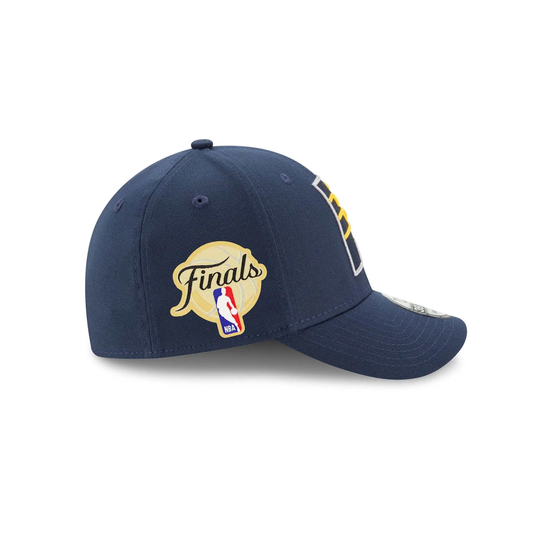 Indiana Pacers 2025 NBA Finals Sidepatch 39THIRTY Stretch Fit Hat