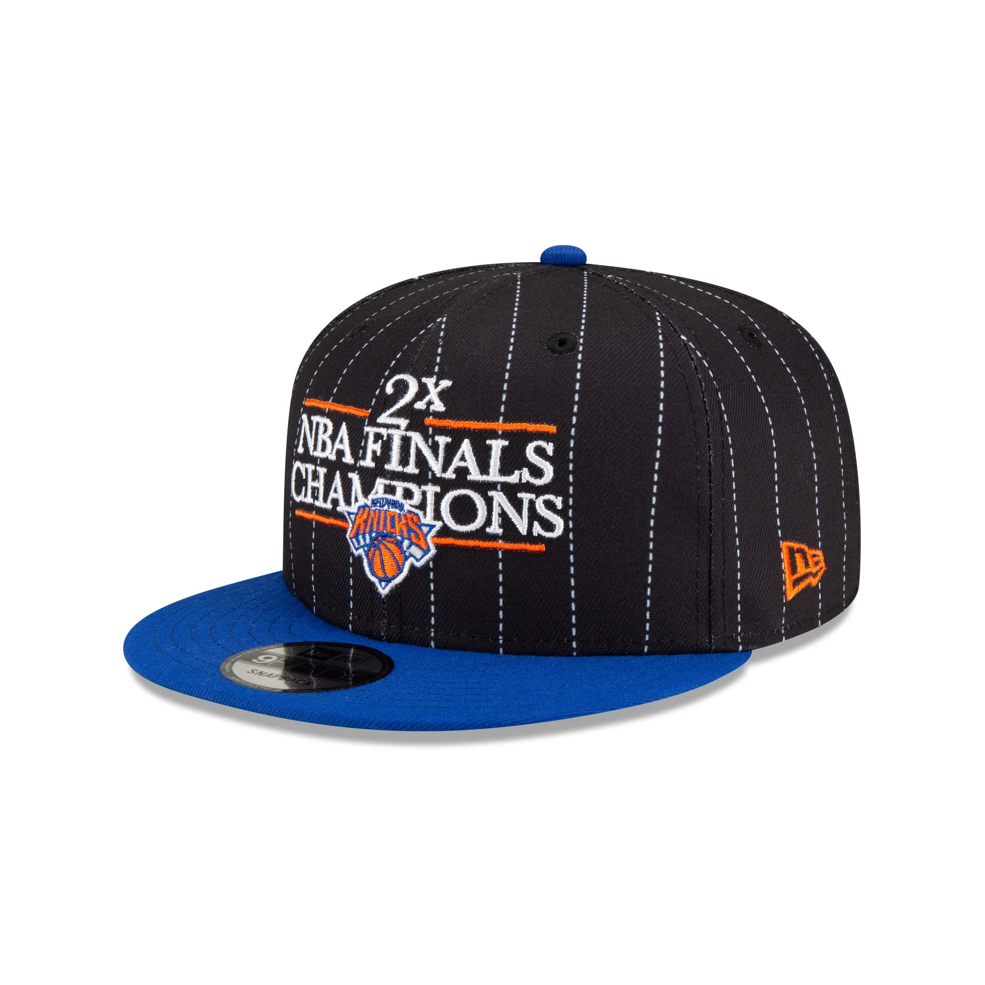 Just Caps NBA Champion Pinstripe New York Knicks 9FIFTY Snapback Hat