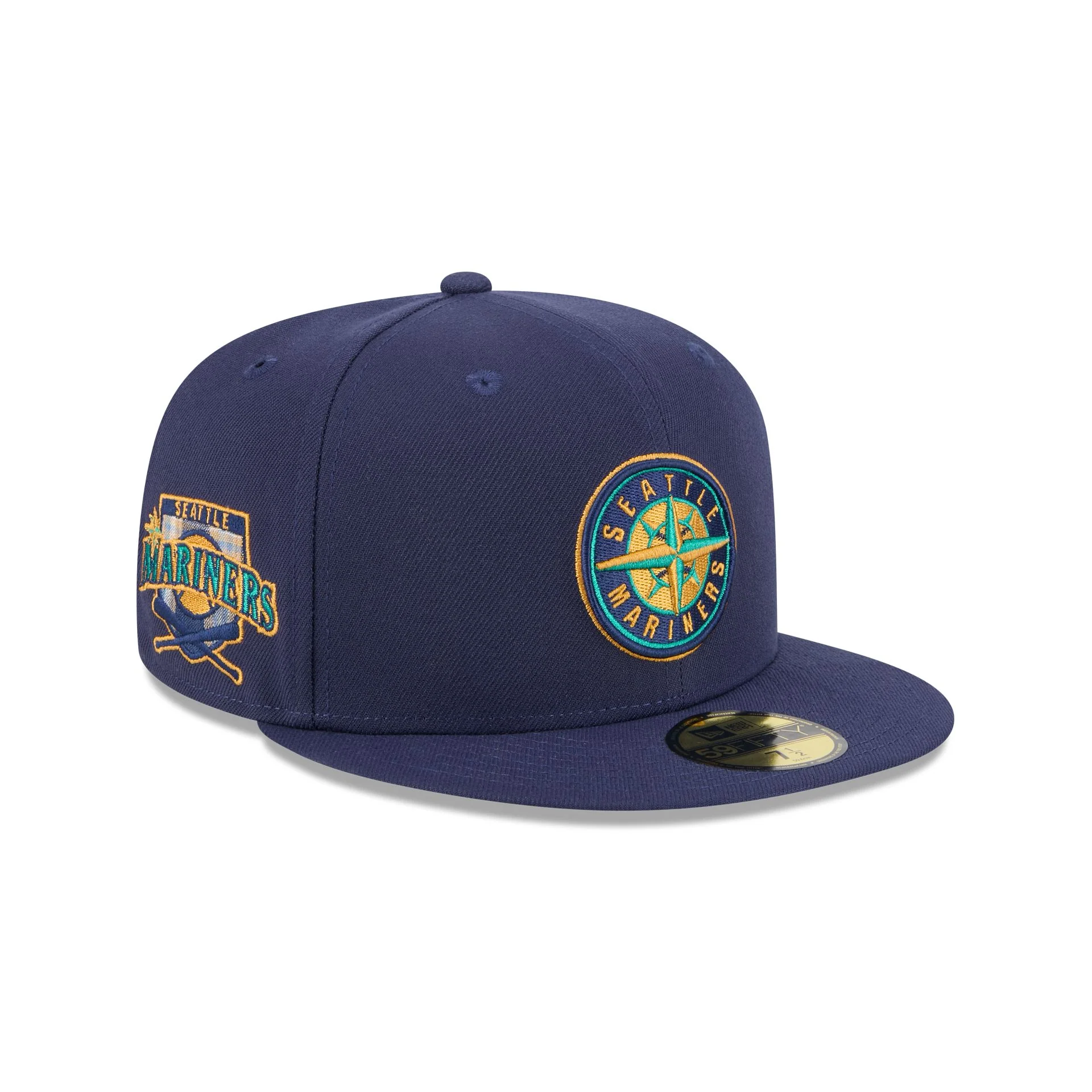 Seattle Mariners Blue Tartan 59FIFTY Fitted Hat